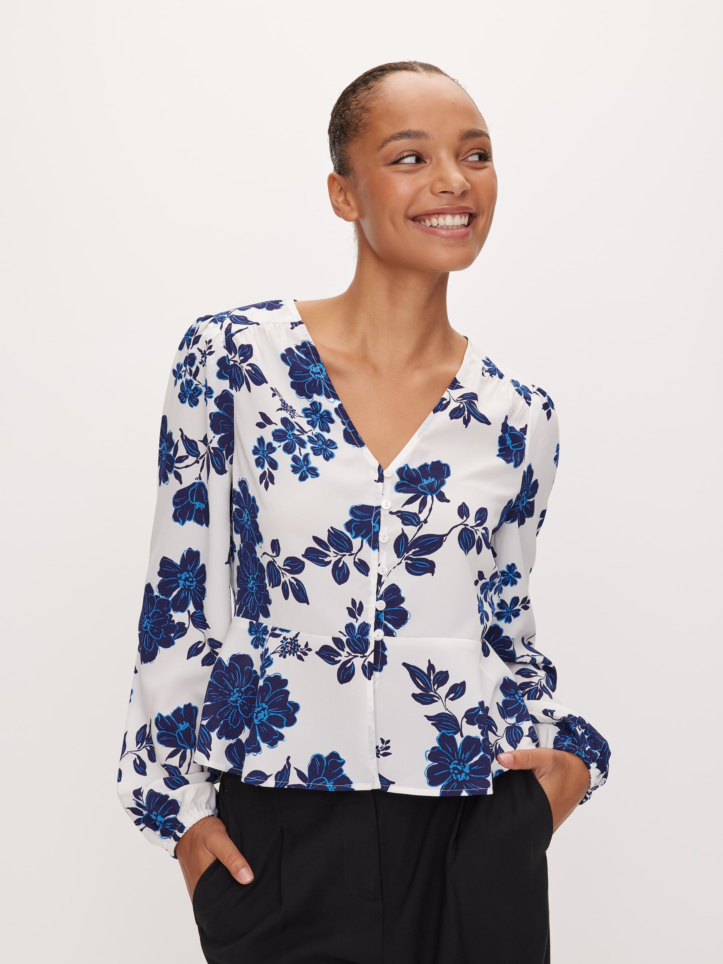 Lu Button Through Blouse