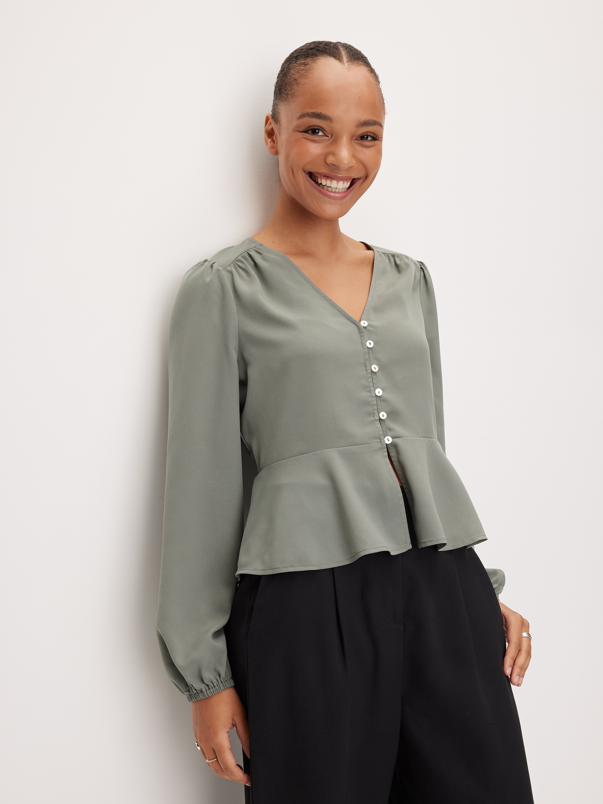 Lu Button Through Blouse