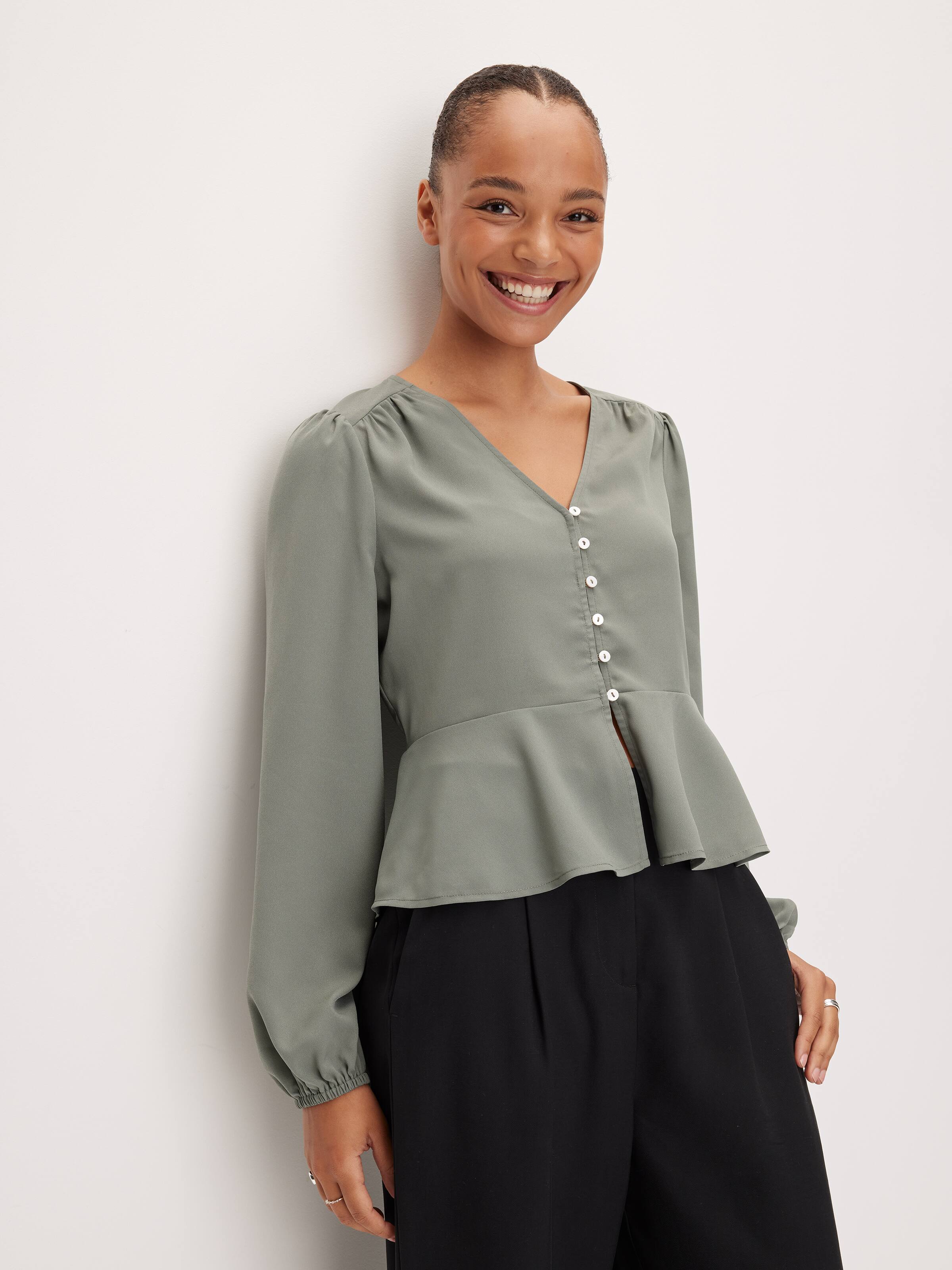 Lu Button Through Blouse