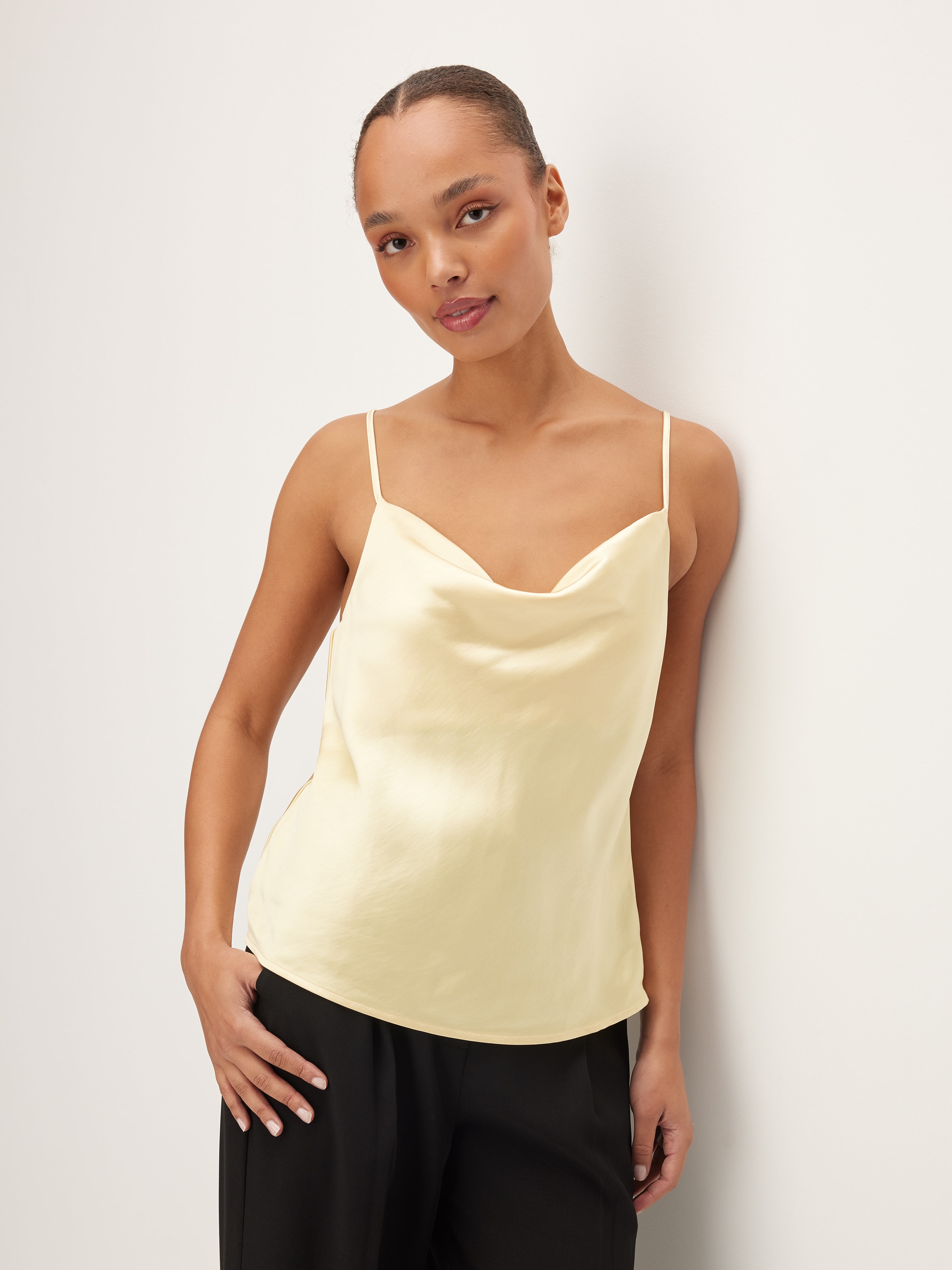 Lotus Cowl Neck Cami