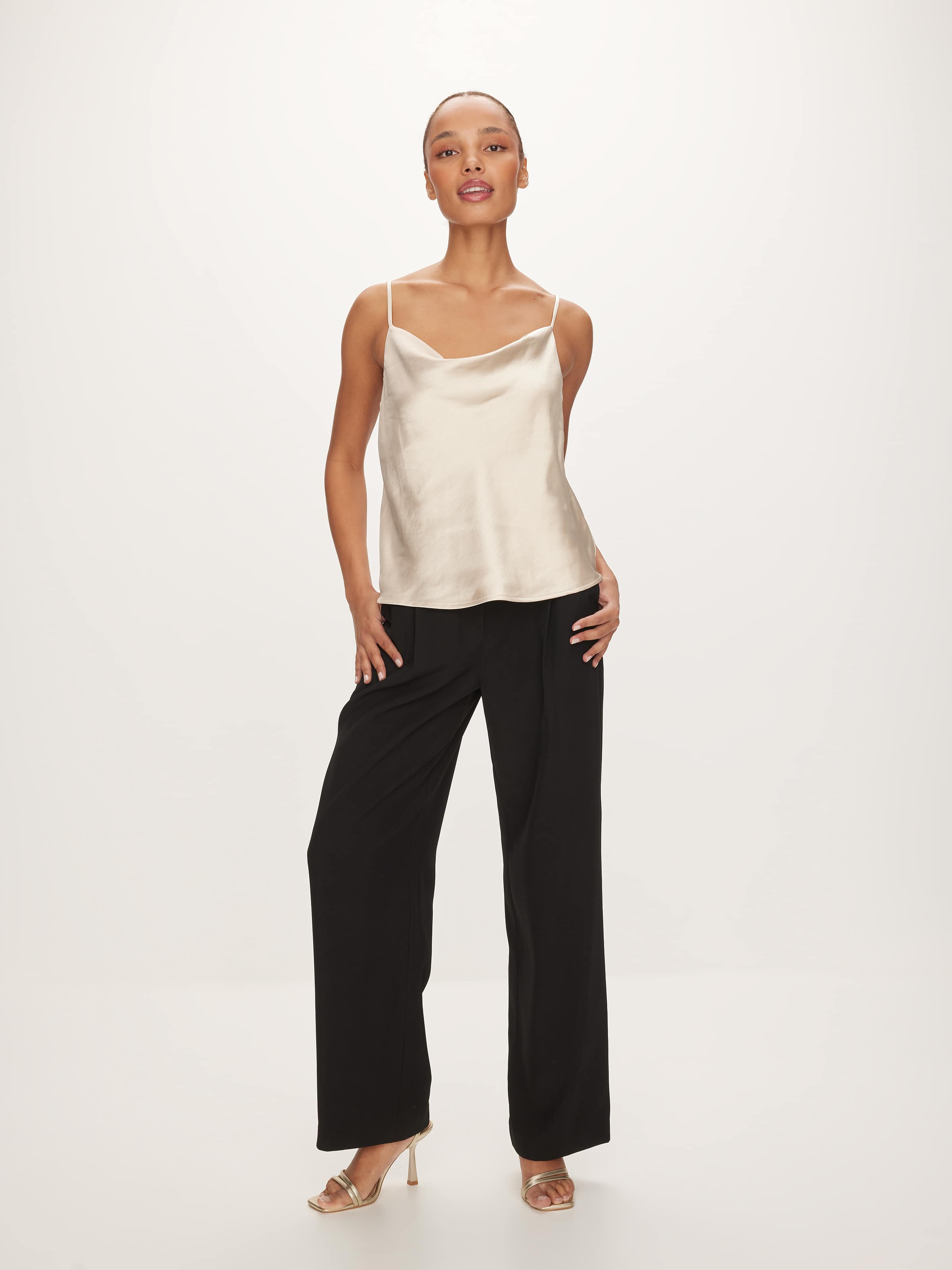 Lotus Cowl Neck Cami