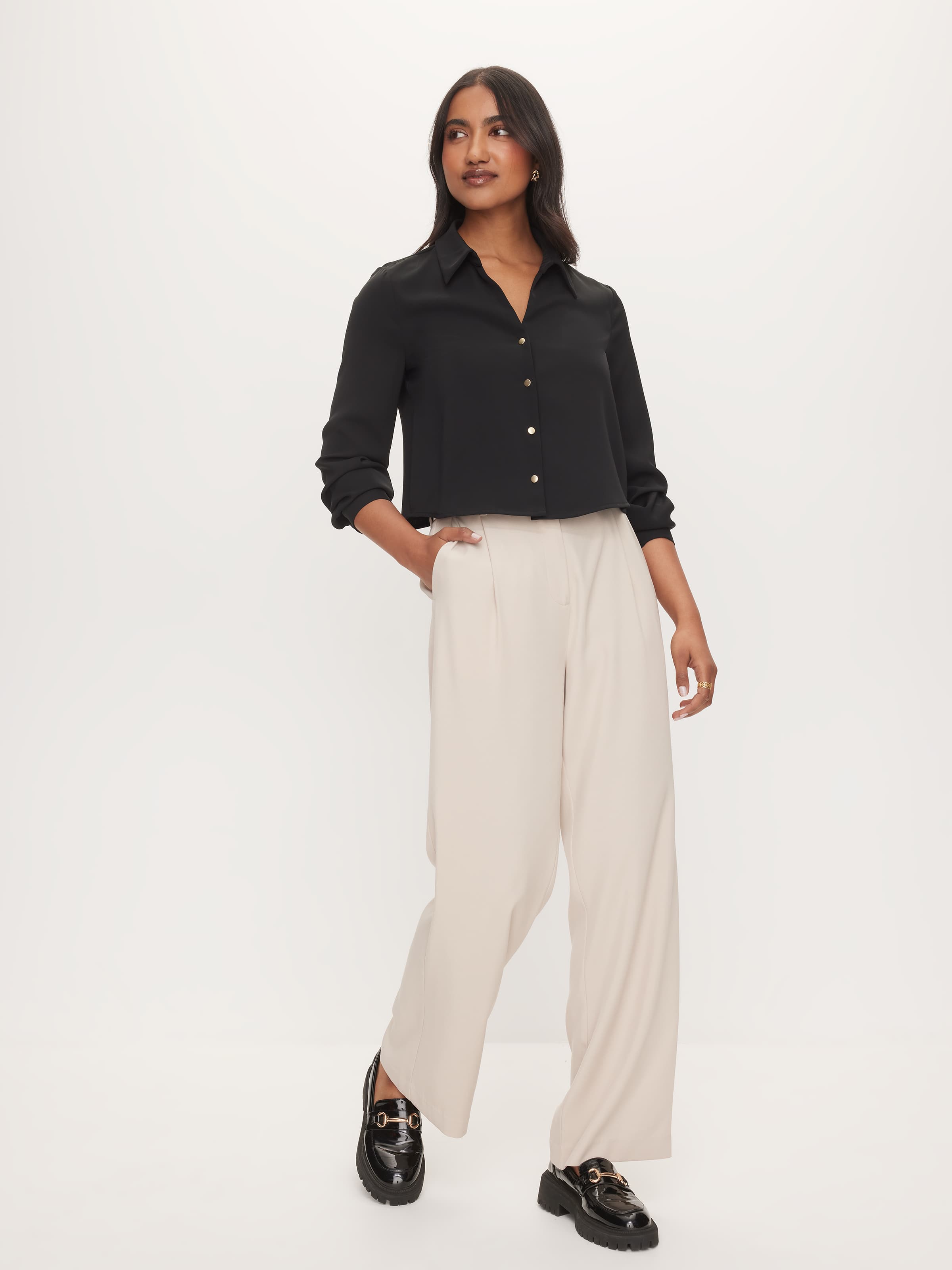 Laila Cropped Shirt