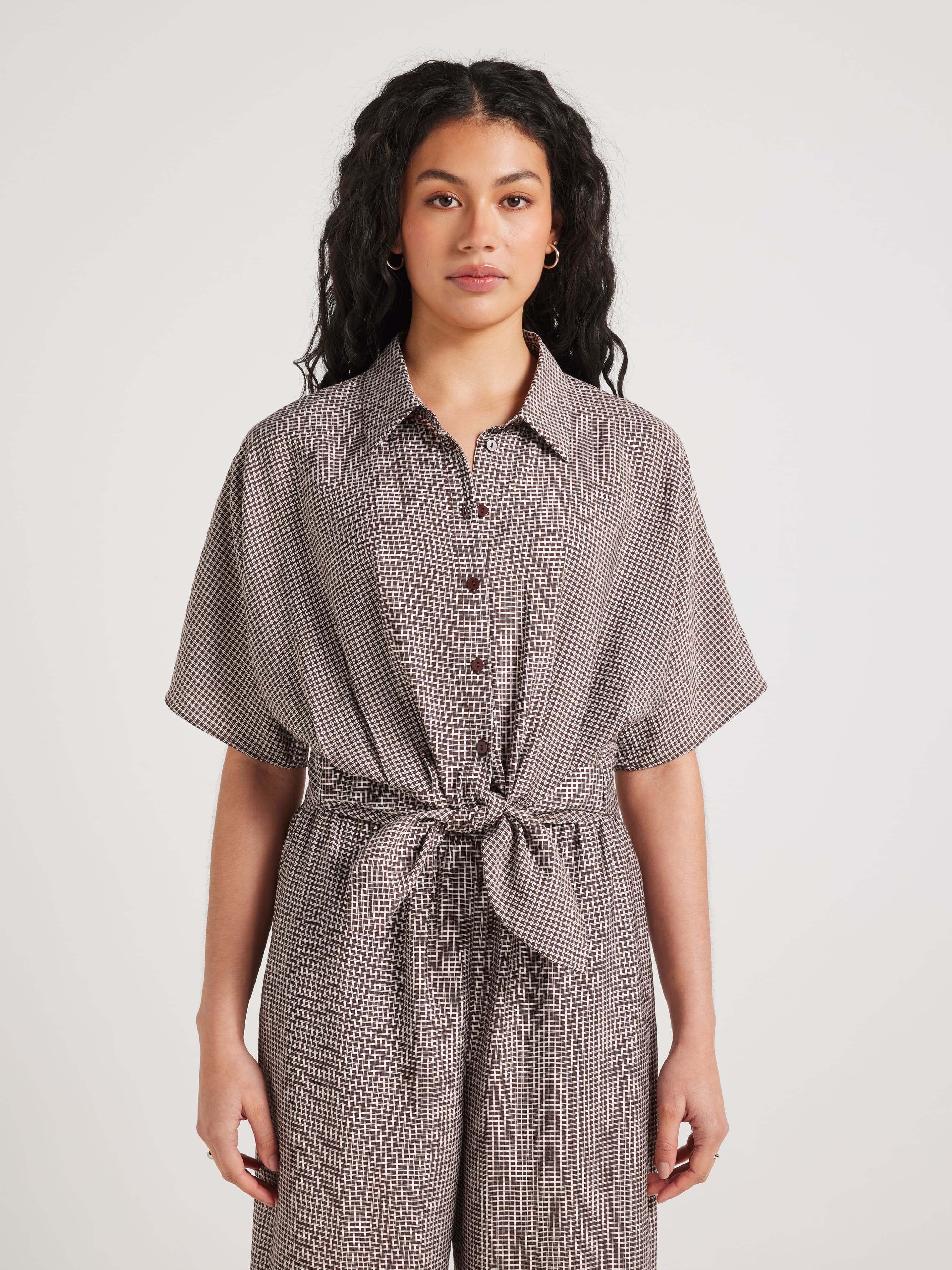Tegan Knot Front Shirt