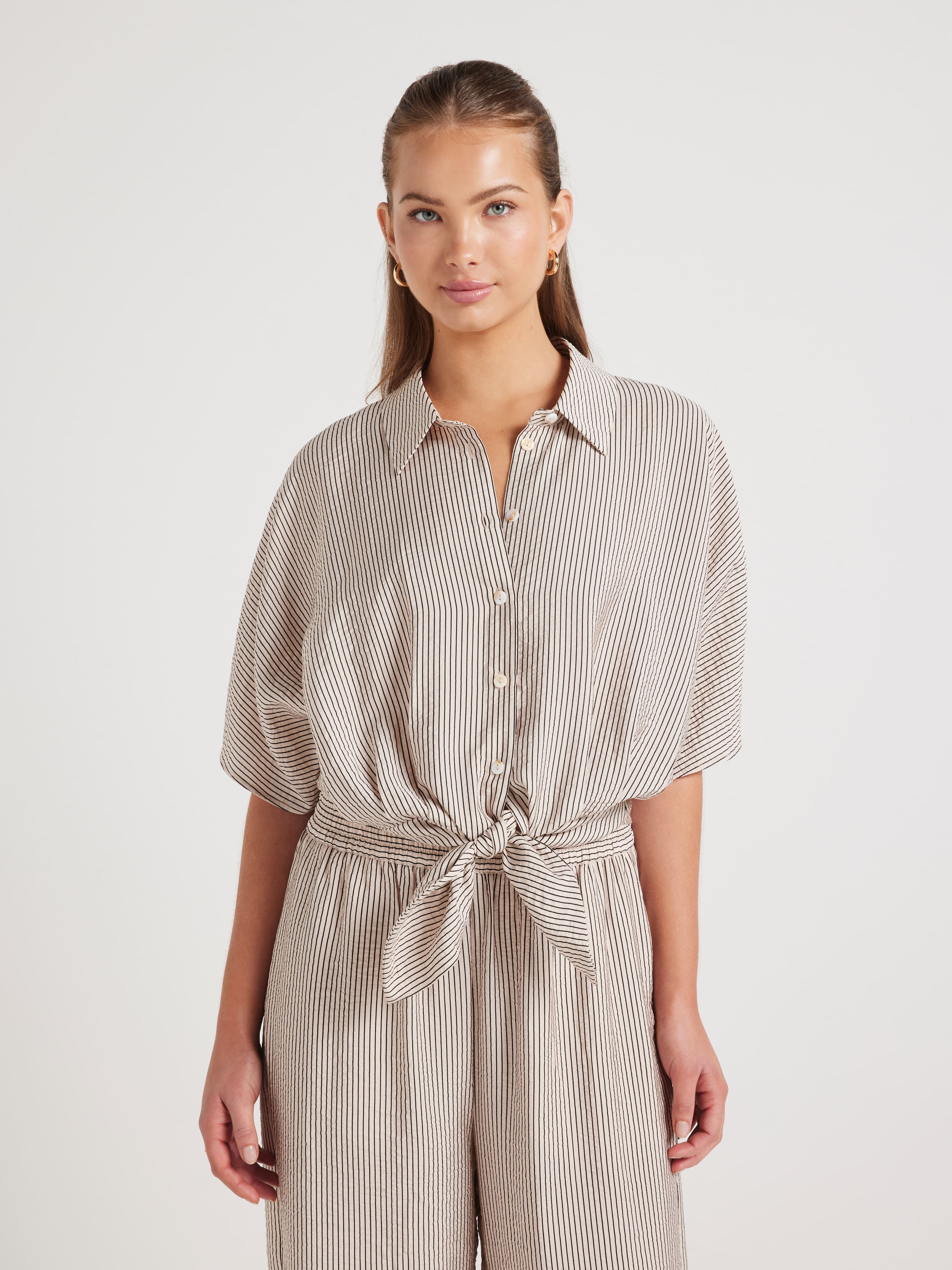 Tegan Knot Front Shirt