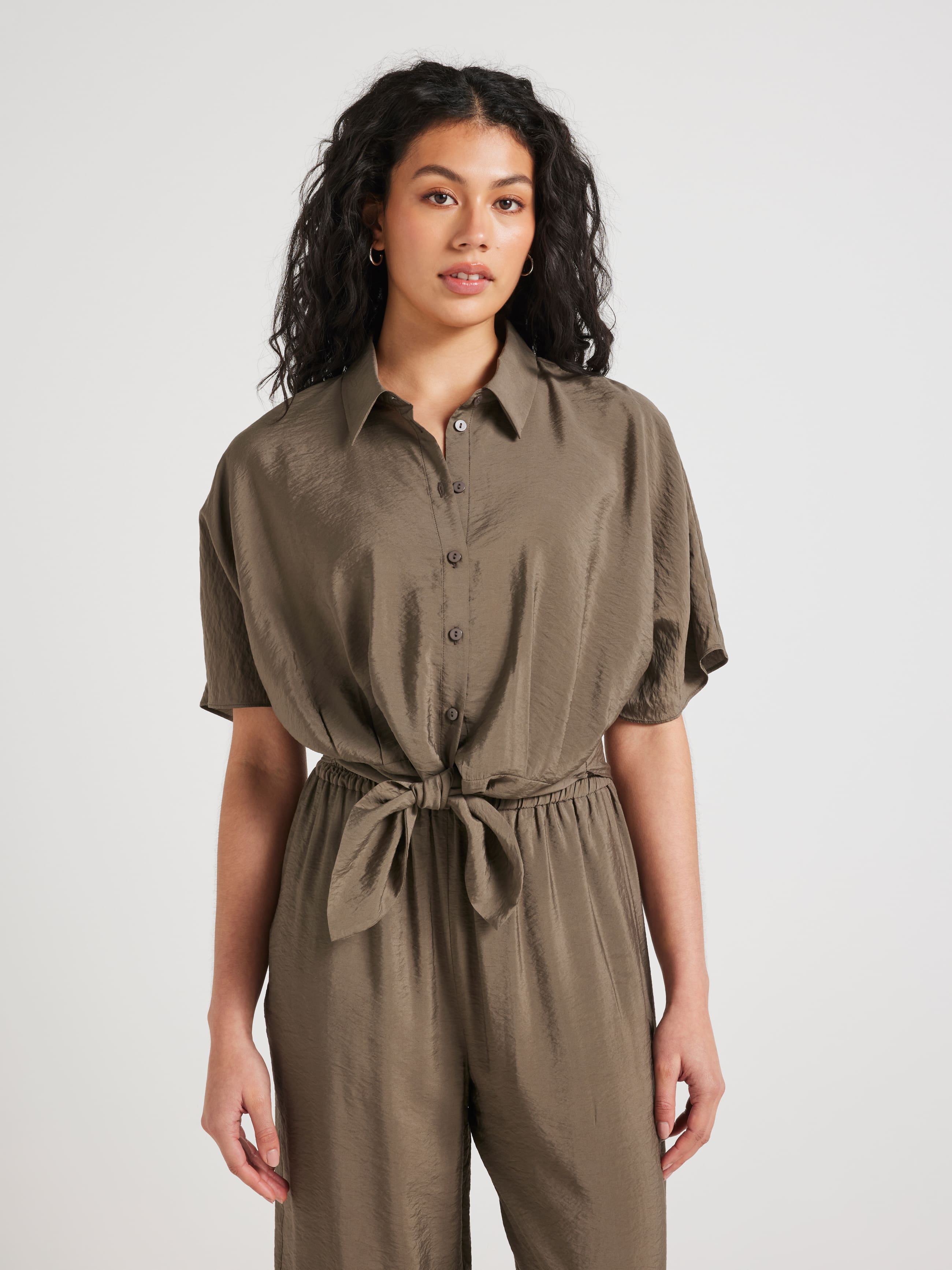 Tegan Knot Front Shirt
