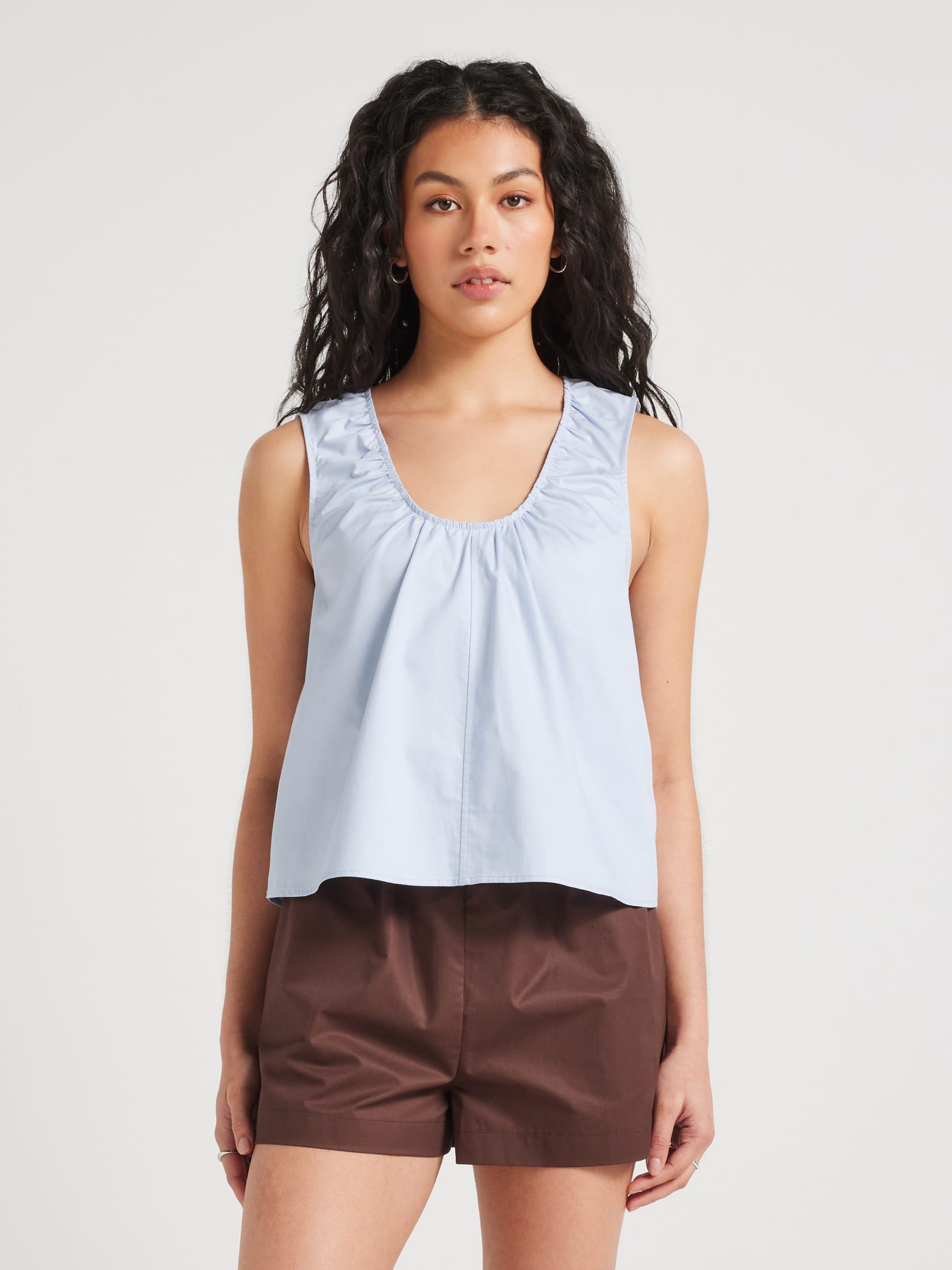 Simone Sleeveless Swing Top