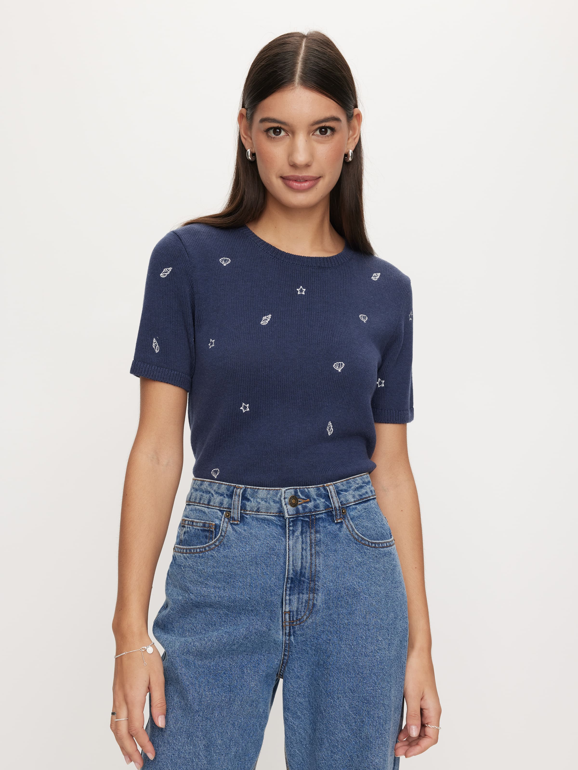 Eden Embroidered Knit