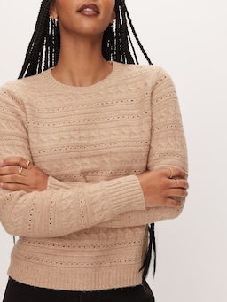 Open Cable Knit