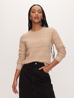 Open Cable Knit