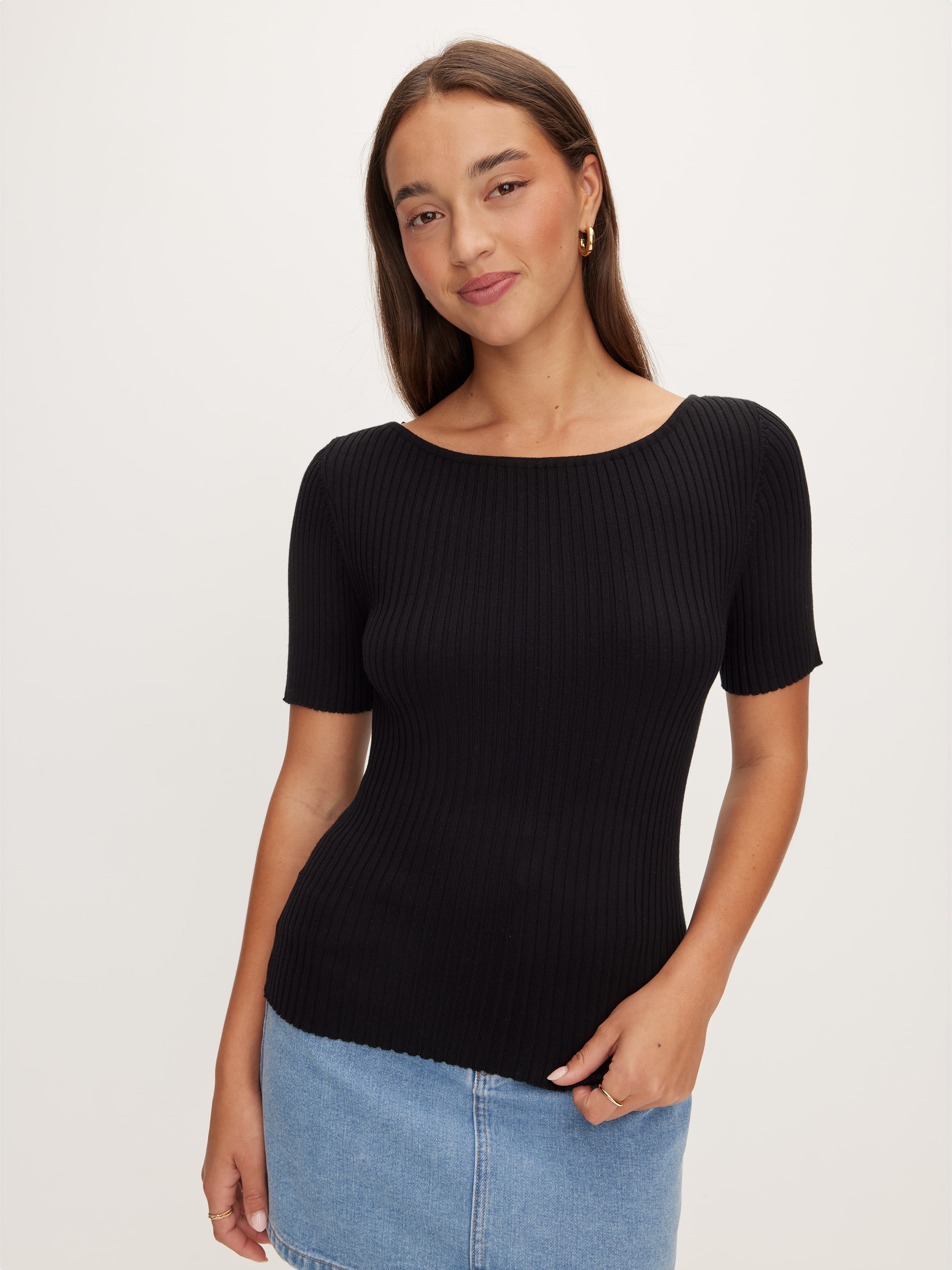 Lily Boatneck Knit