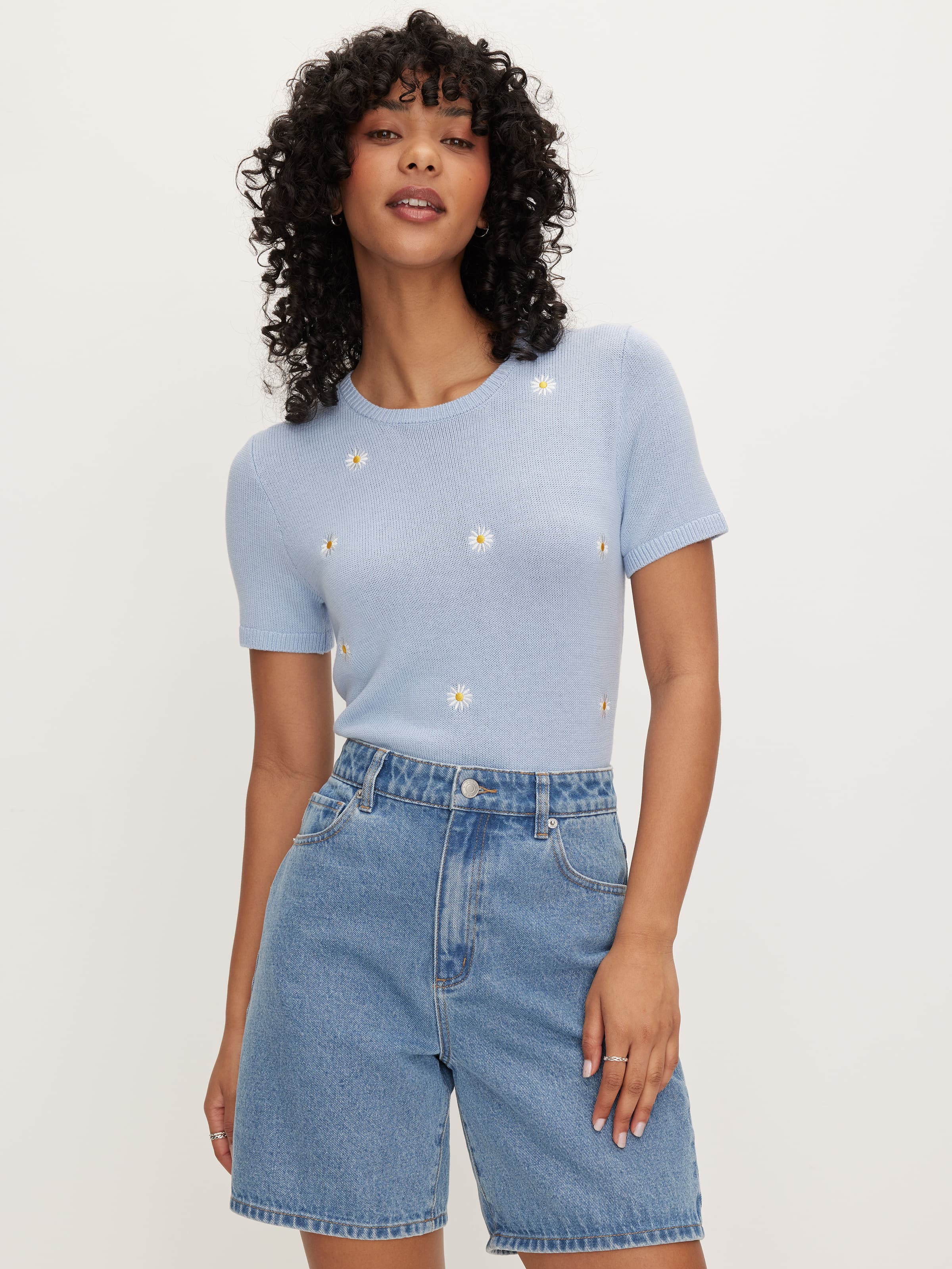 Zoey Embroidered Knit