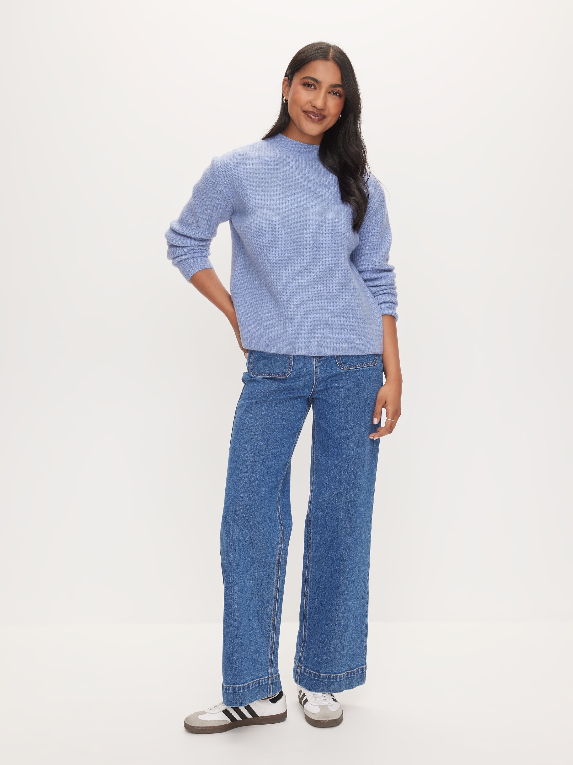 Marissa Mock Neck Knit