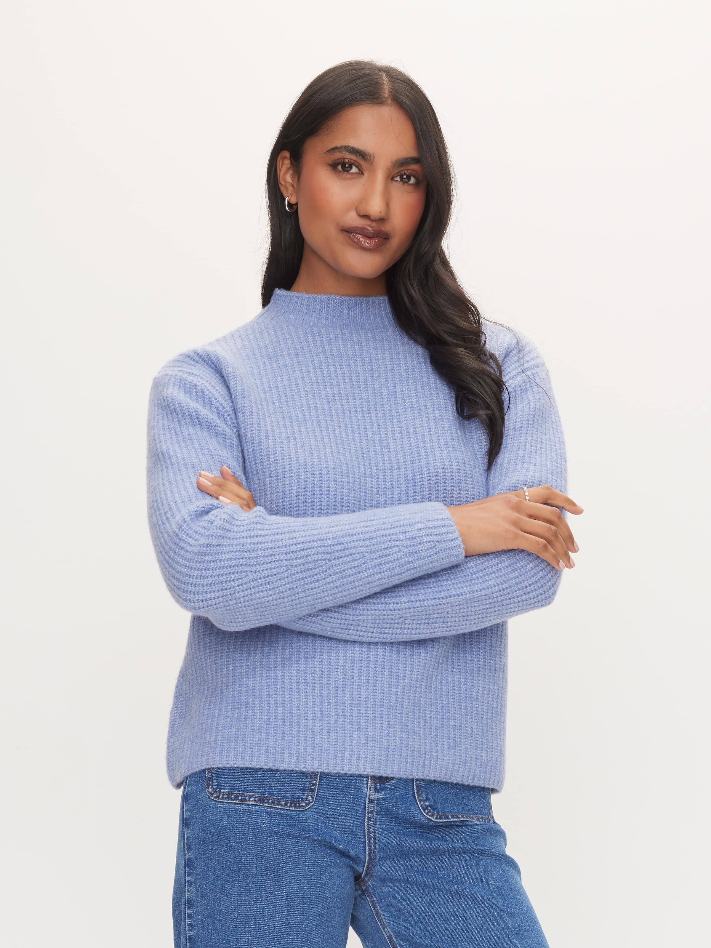 Marissa Mock Neck Knit