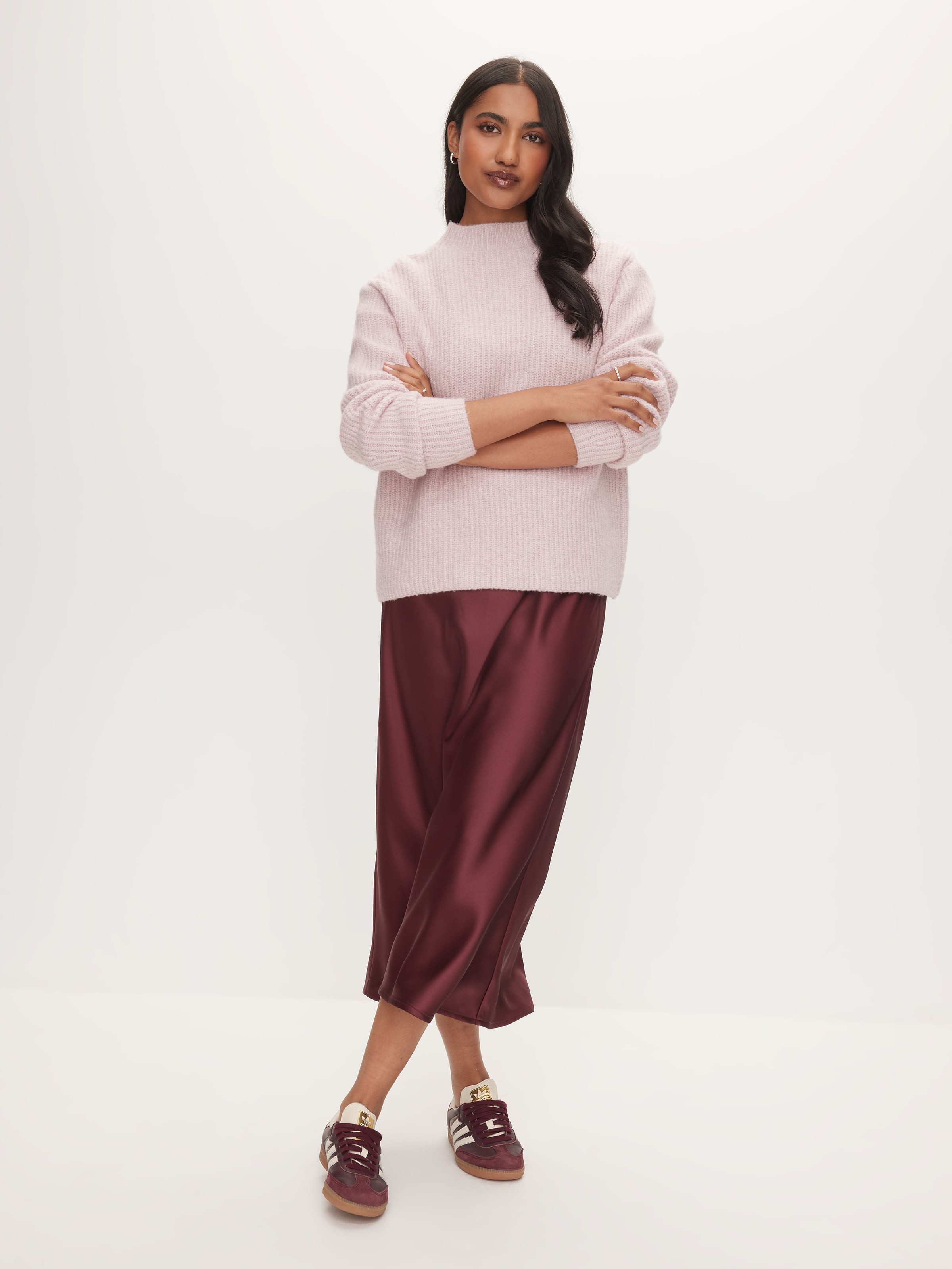 Marissa Mock Neck Knit