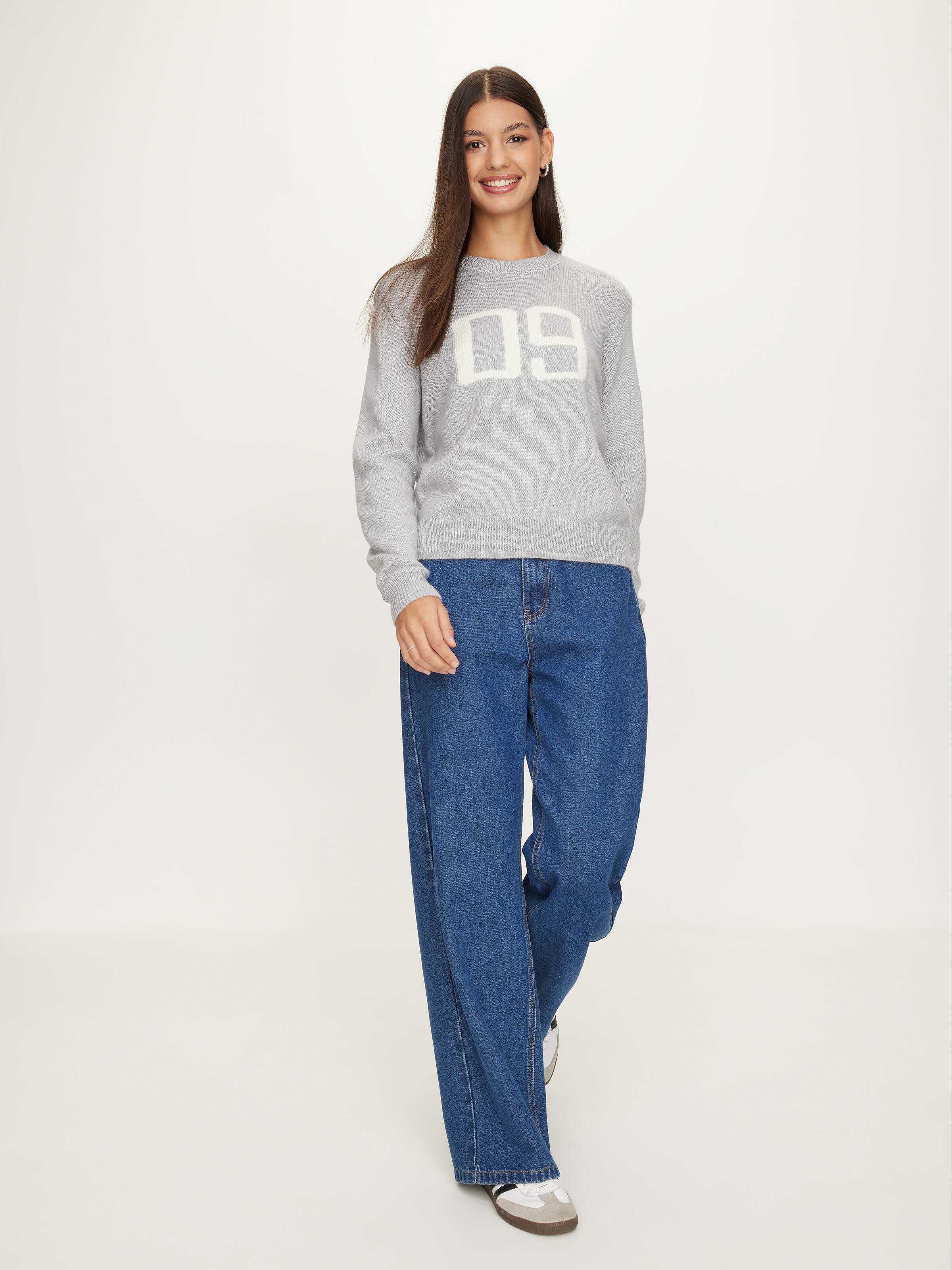Nina Novelty Crew Neck Knit