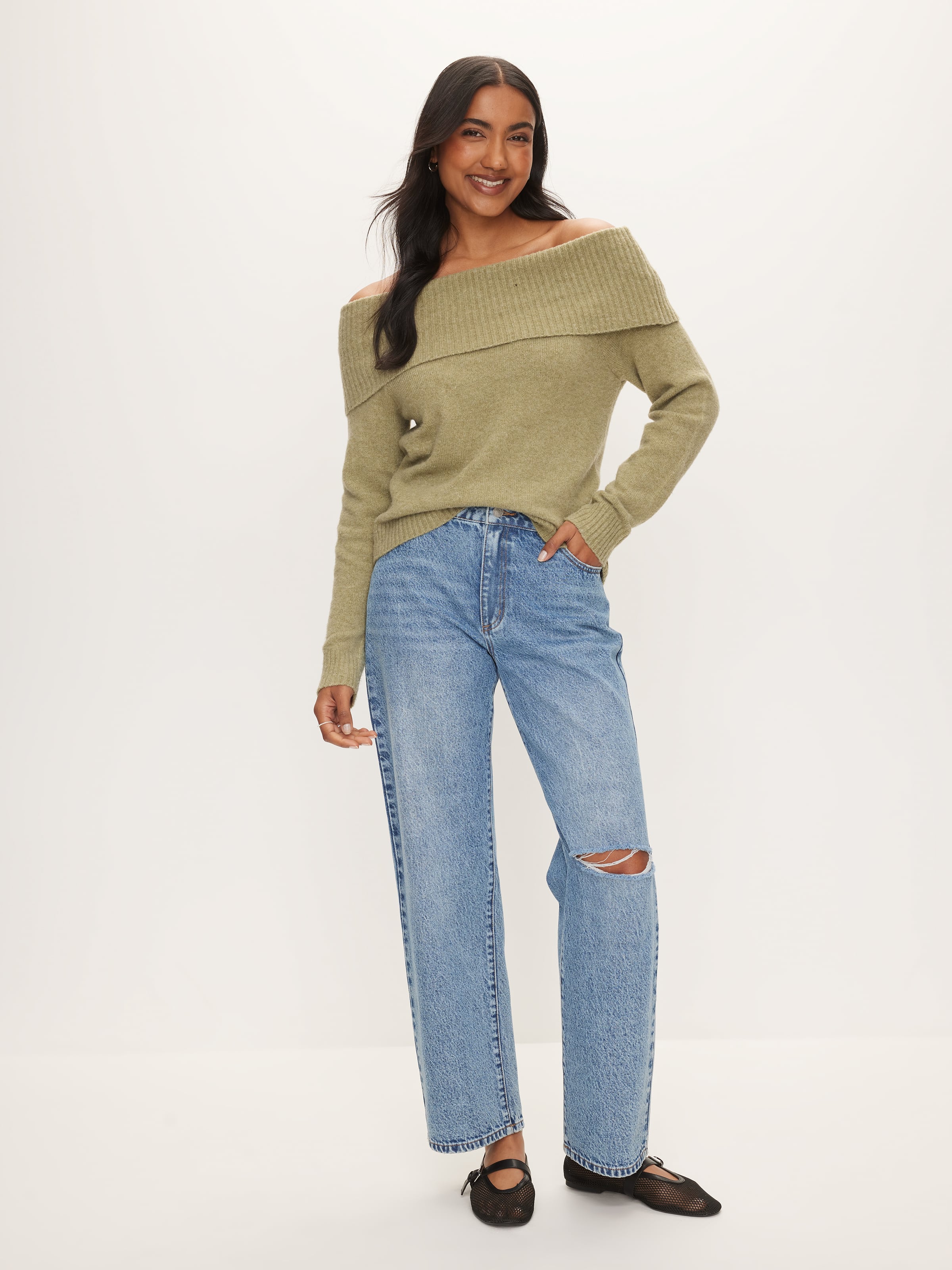 Octavia Off Shoulder Knit