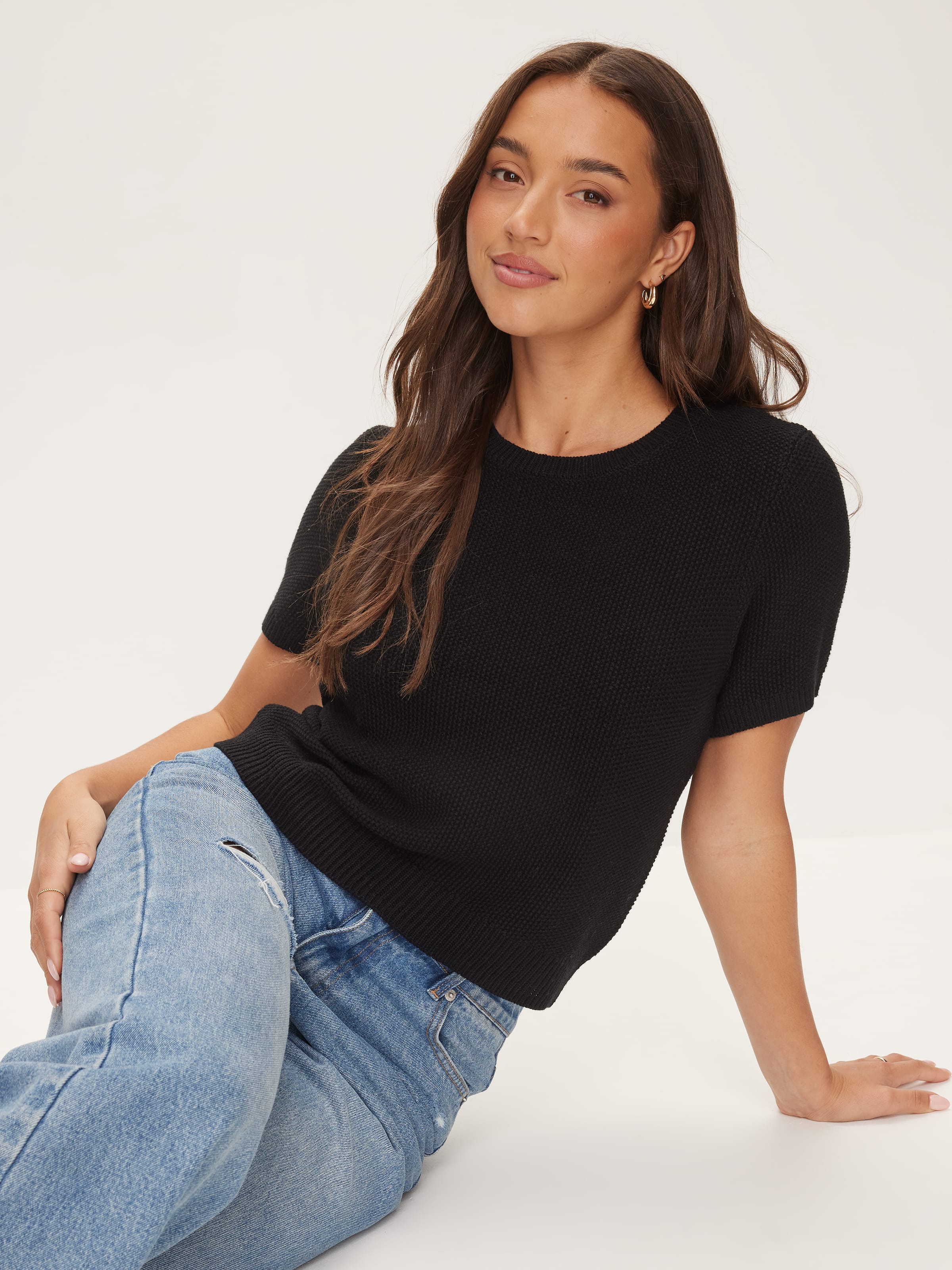 Tegan Short Sleeve Knit