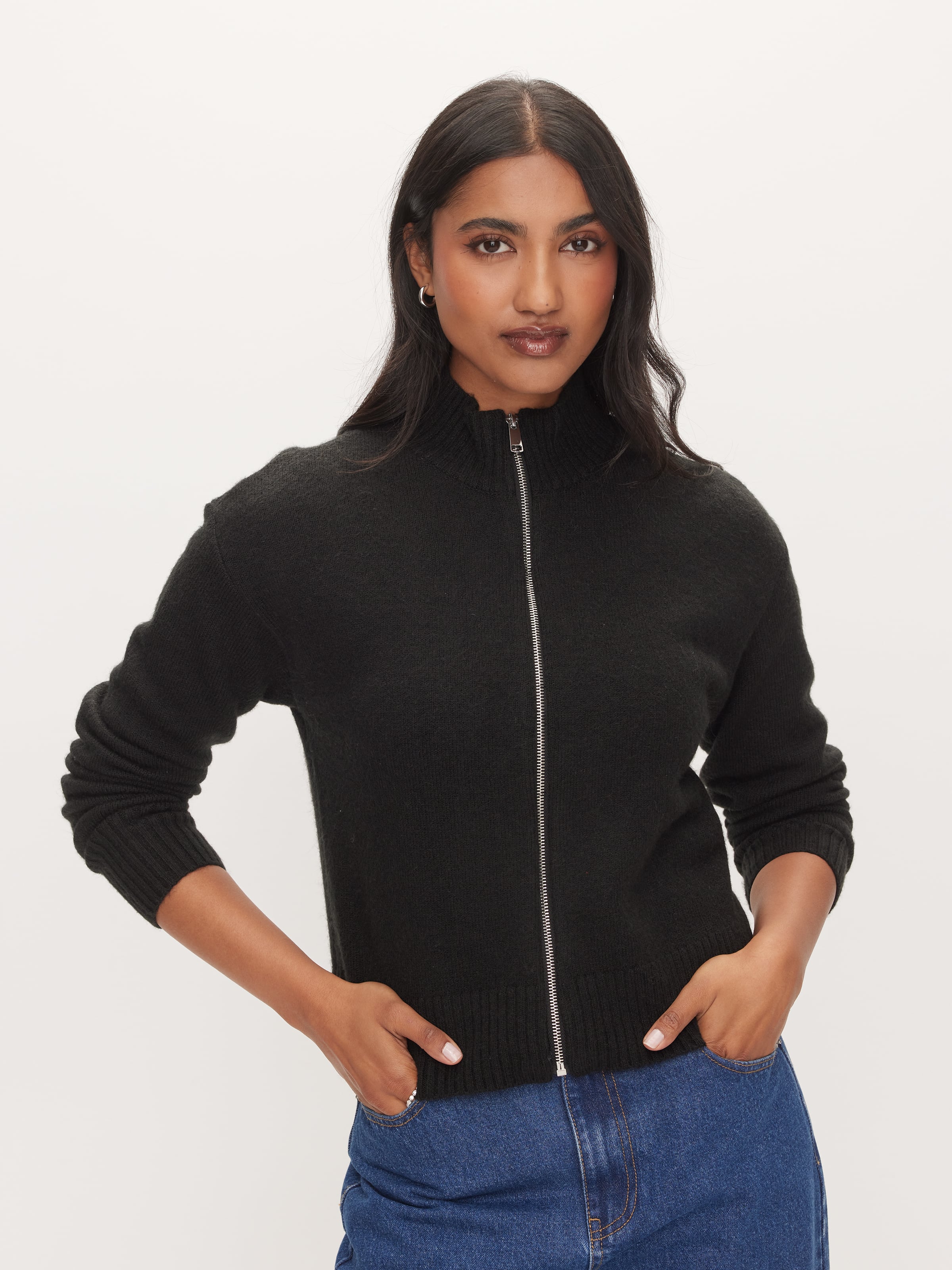 Lulu Zip Thru Cardigan