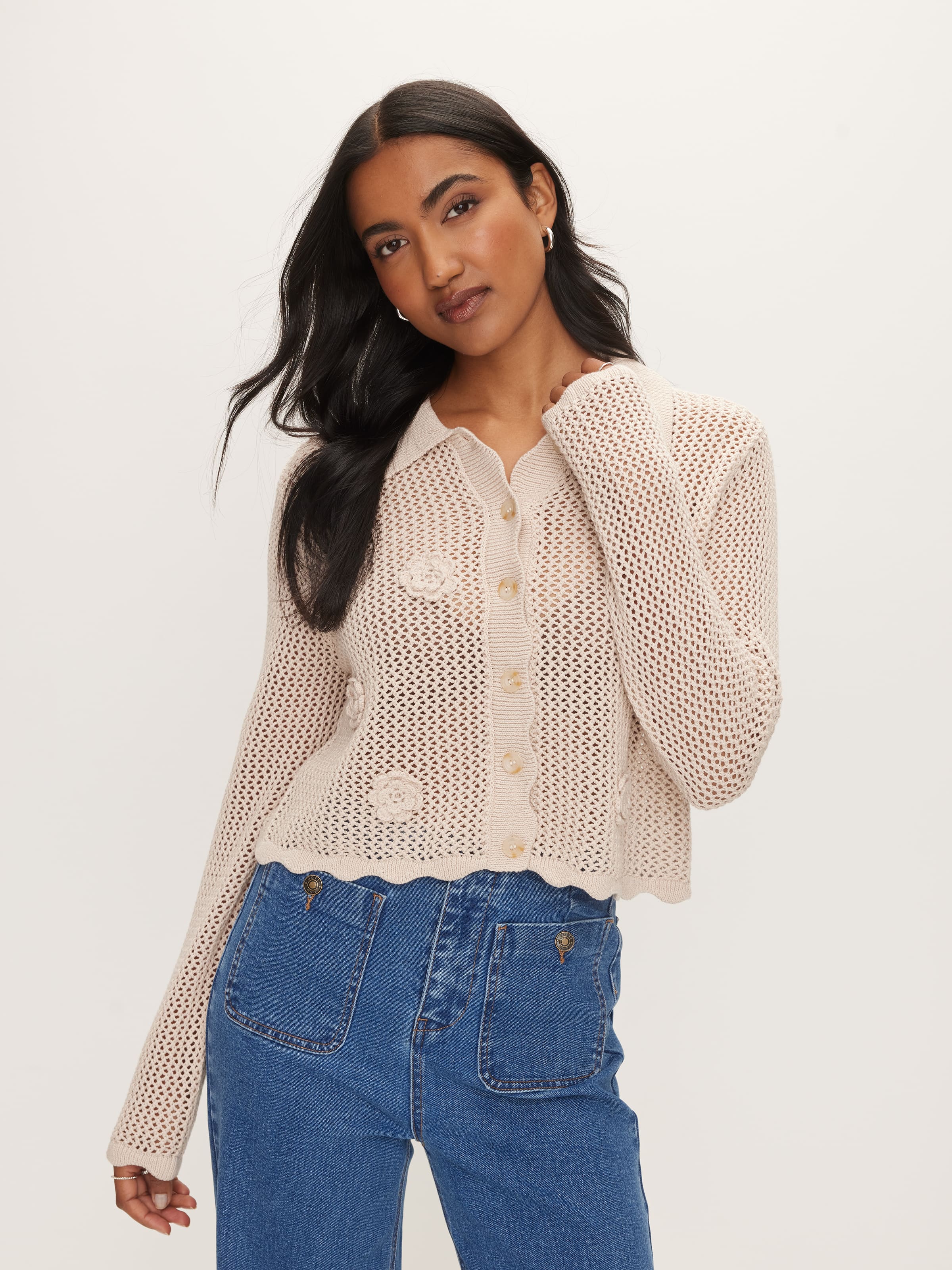 3D Flower Cardi