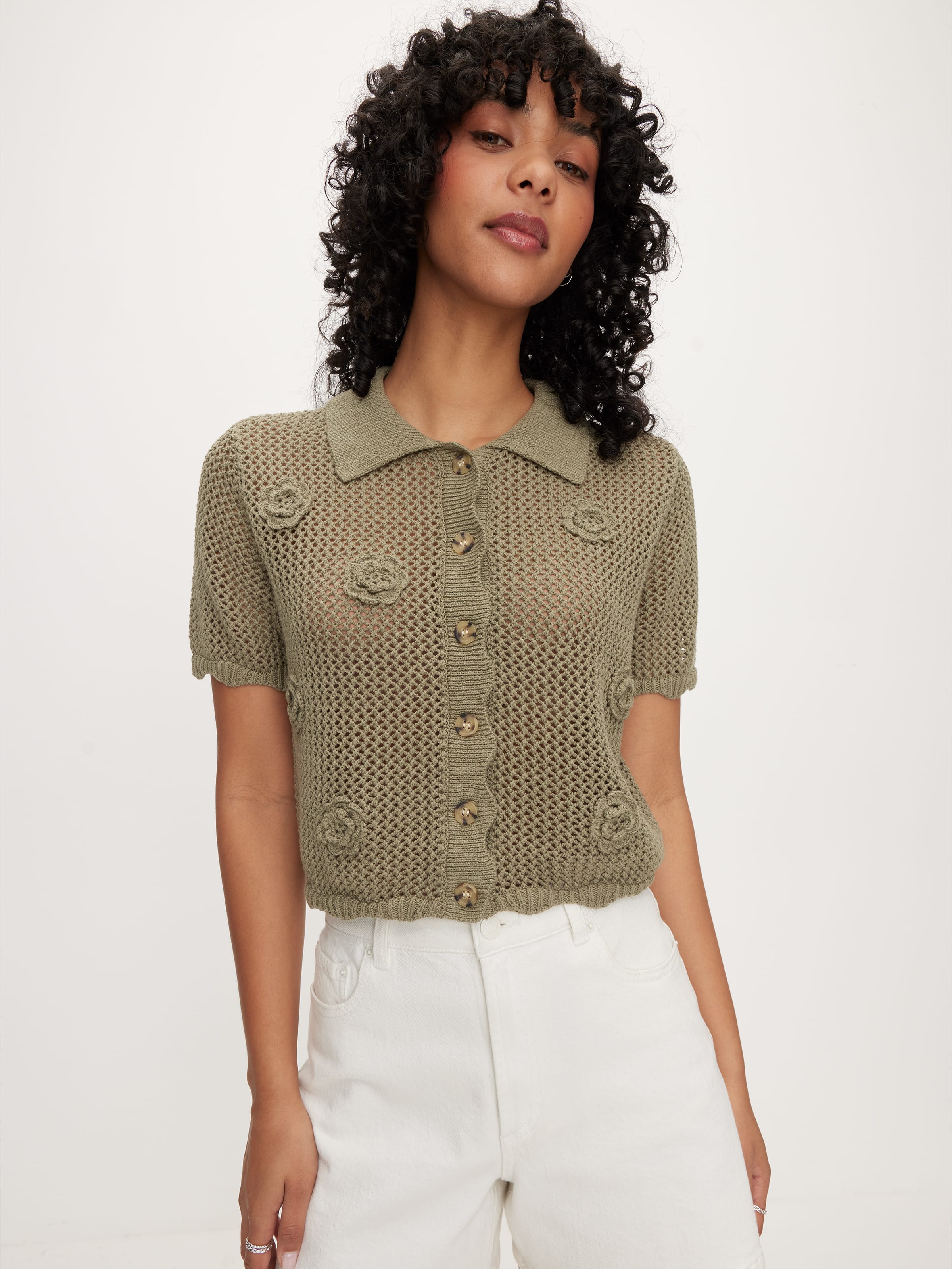 3D Flower Cardi