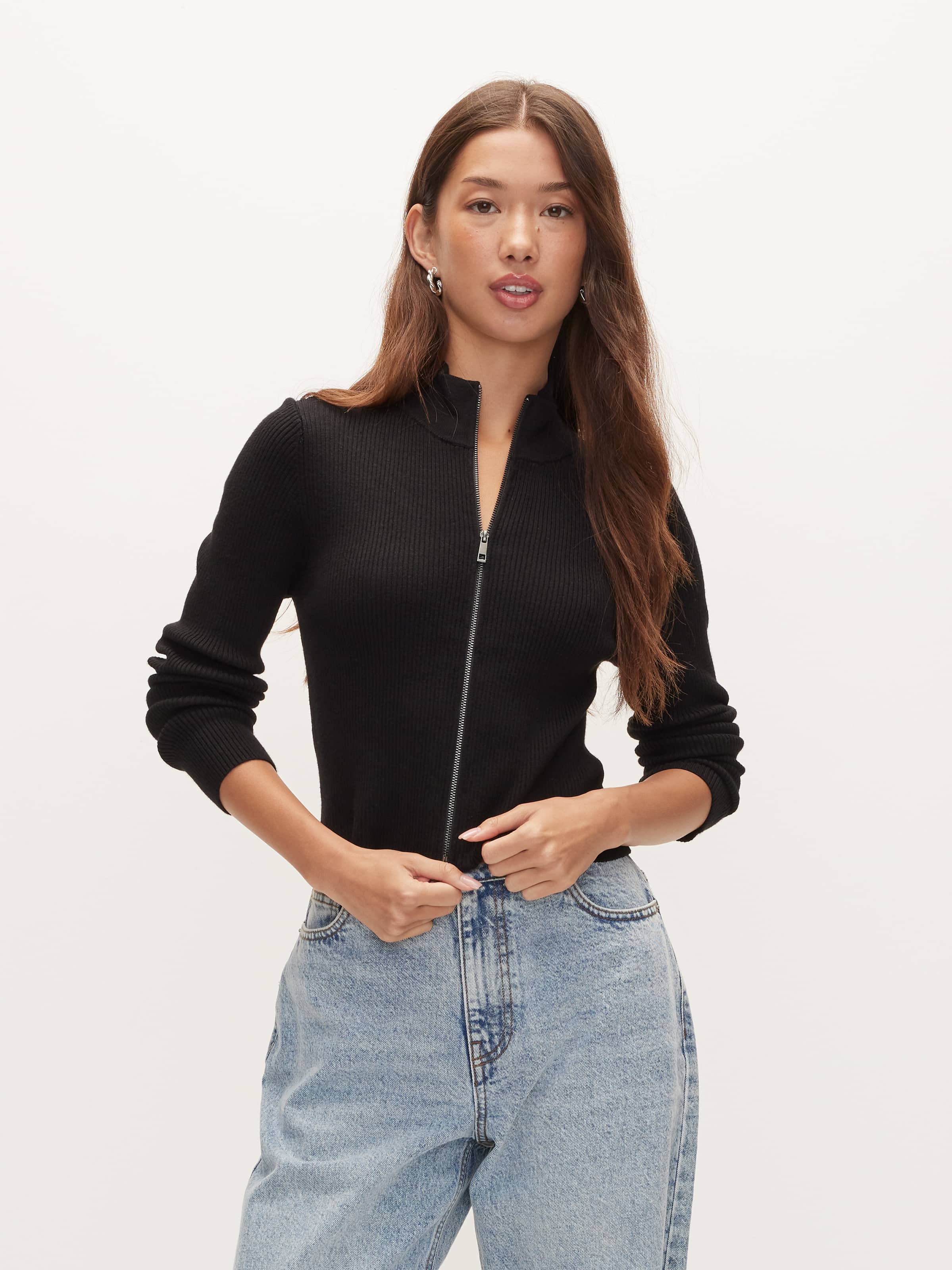Samantha Zip Through Cardi