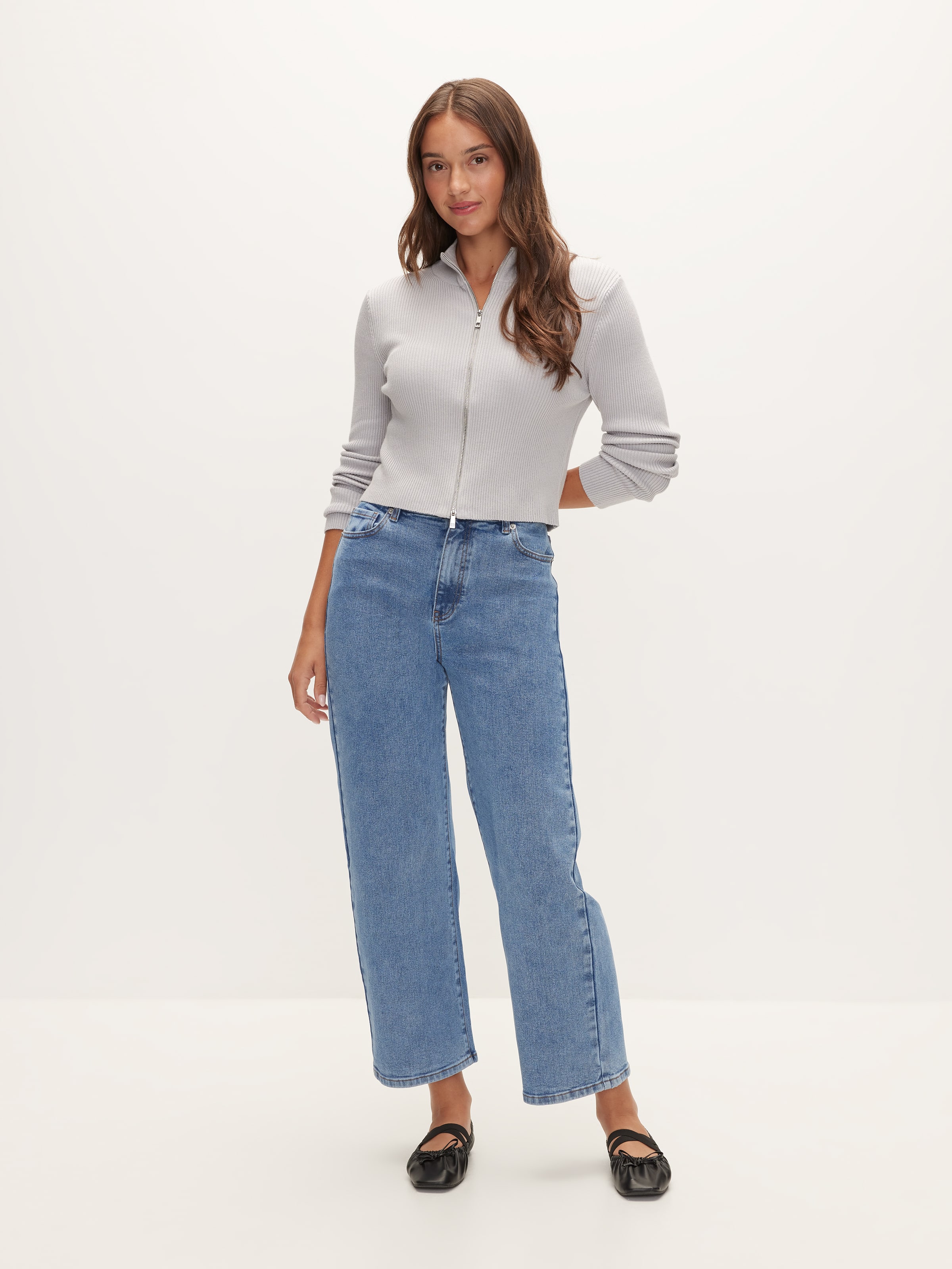 Samantha Zip Through Cardi