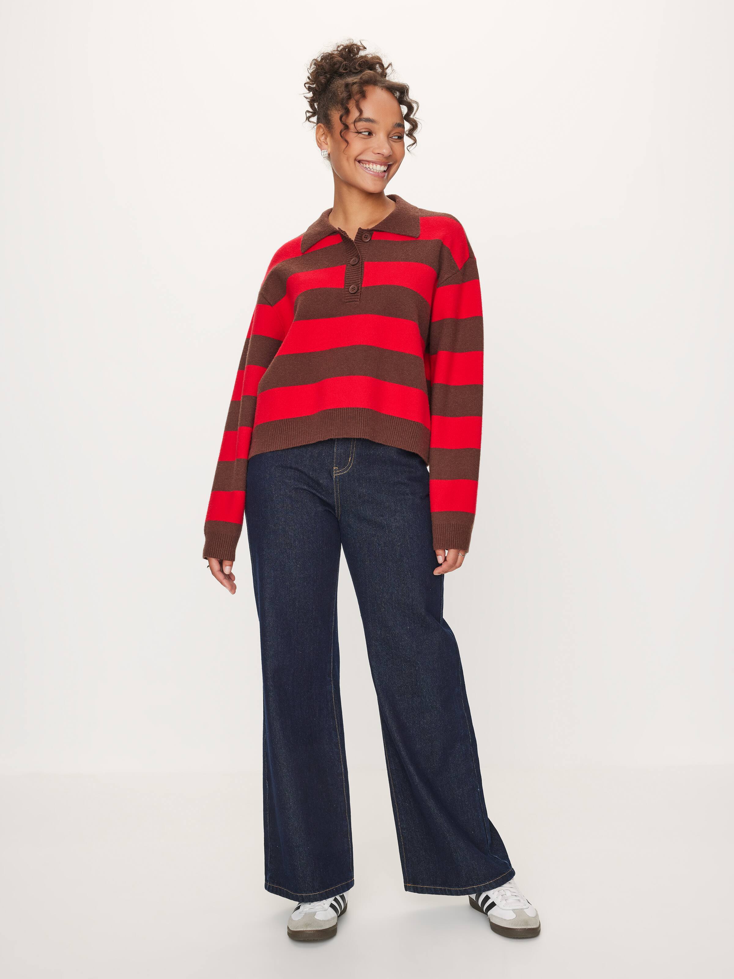 Juniper Relaxed Polo Knit