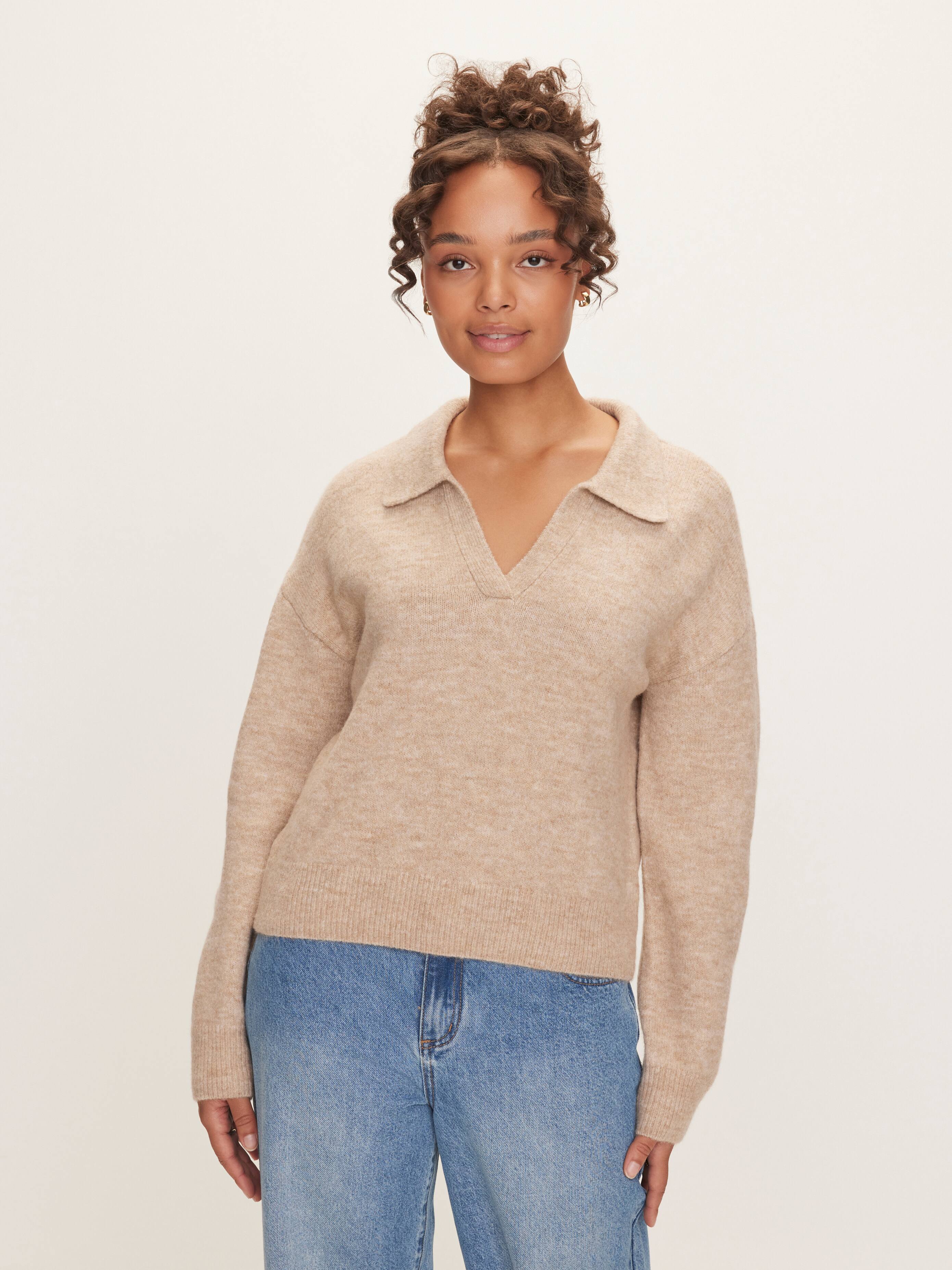Poppy Polo Long Sleeve Knit