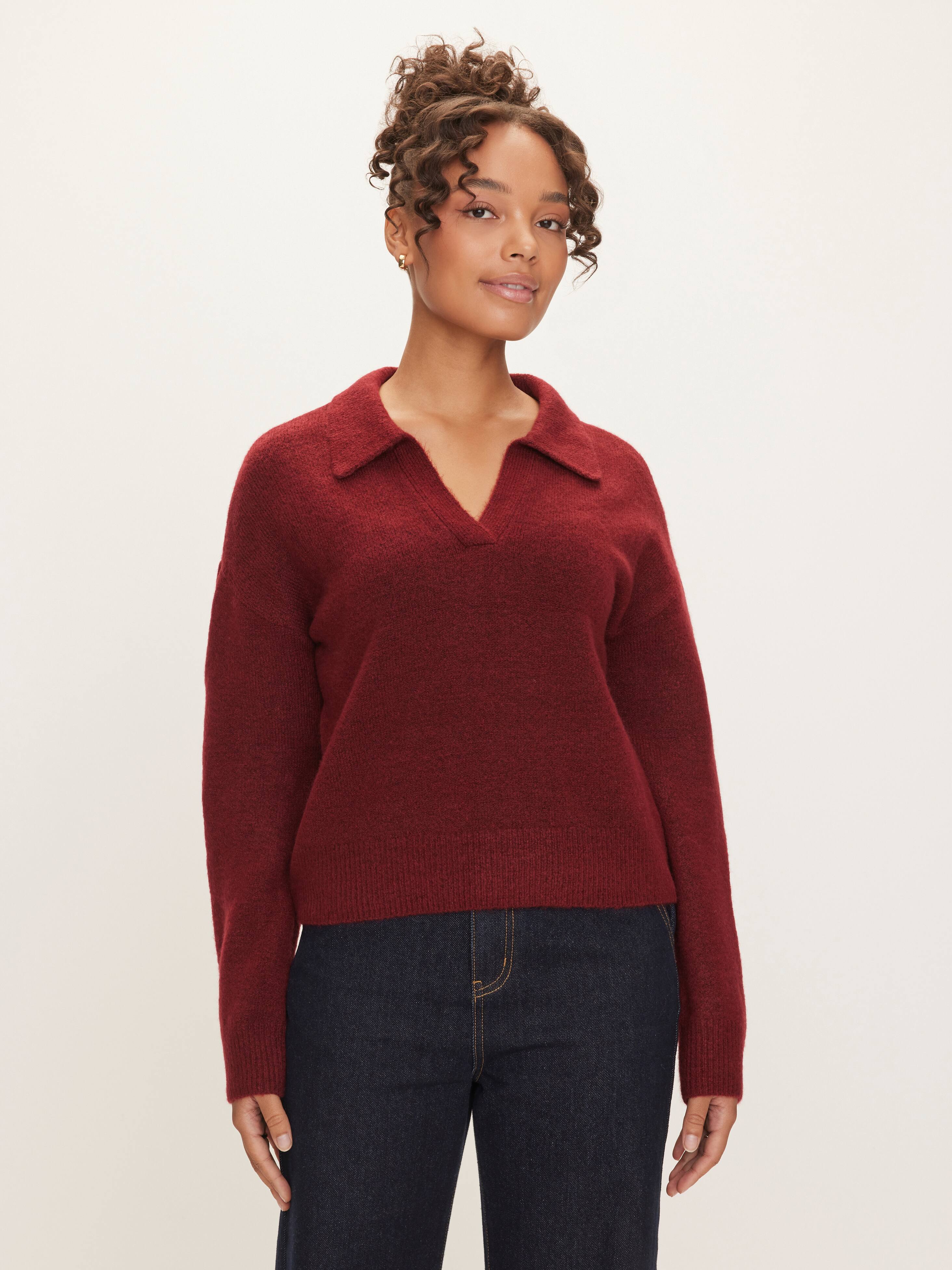 Poppy Polo Long Sleeve Knit