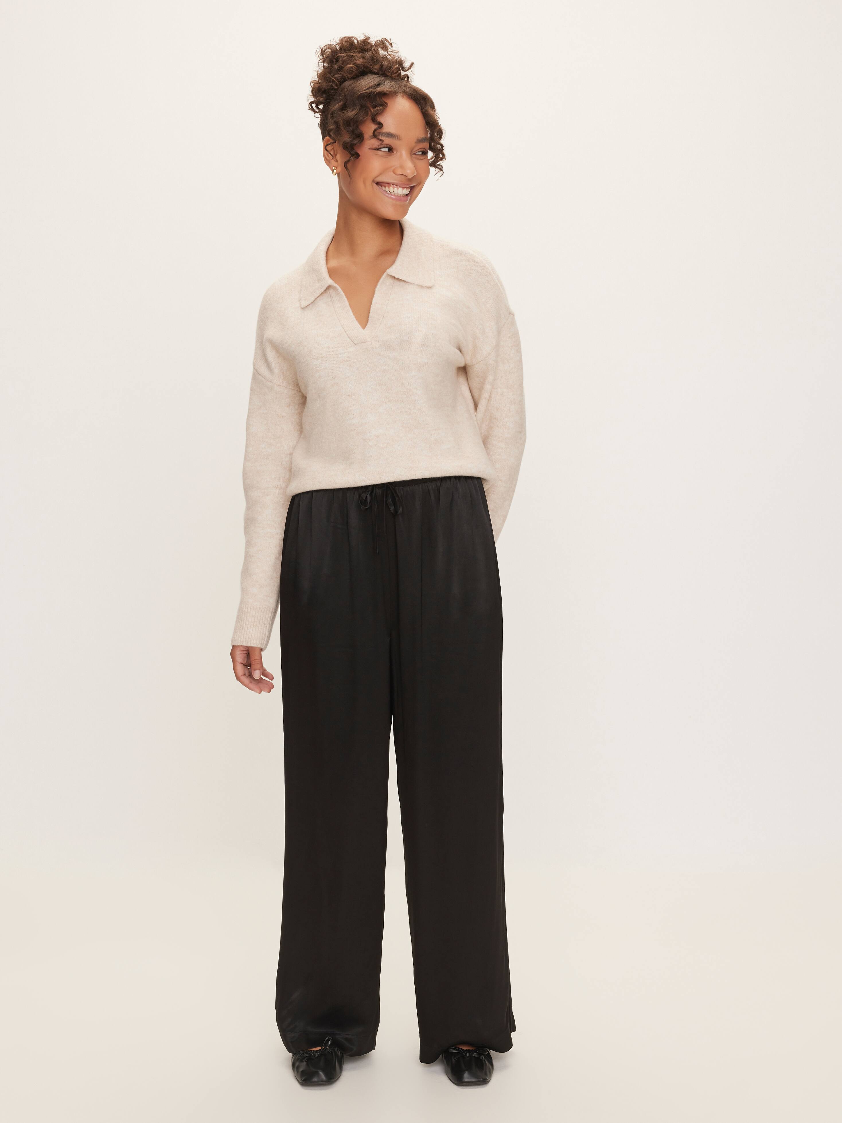 Poppy Polo Long Sleeve Knit