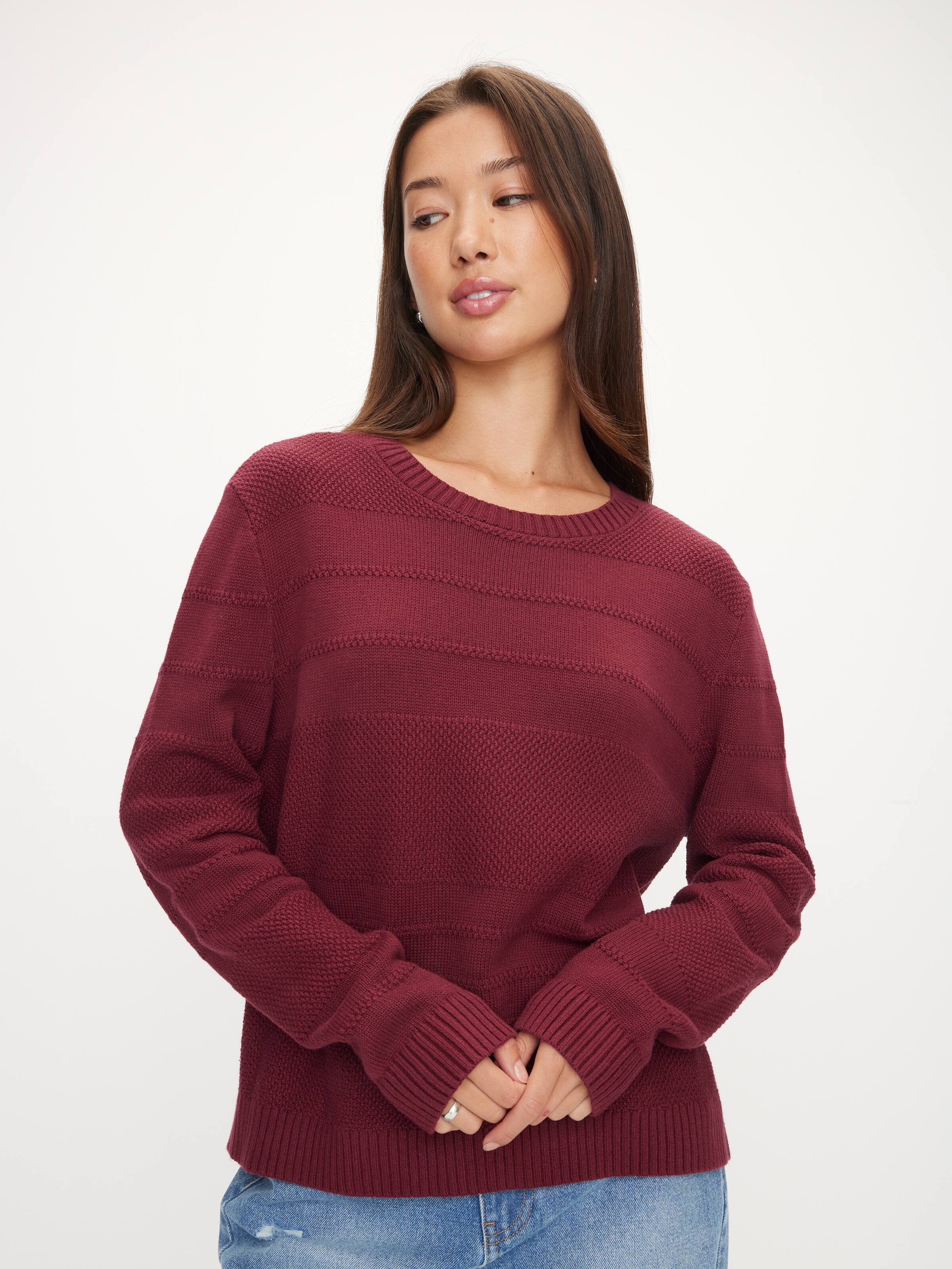 Estella Textured Crew Knit
