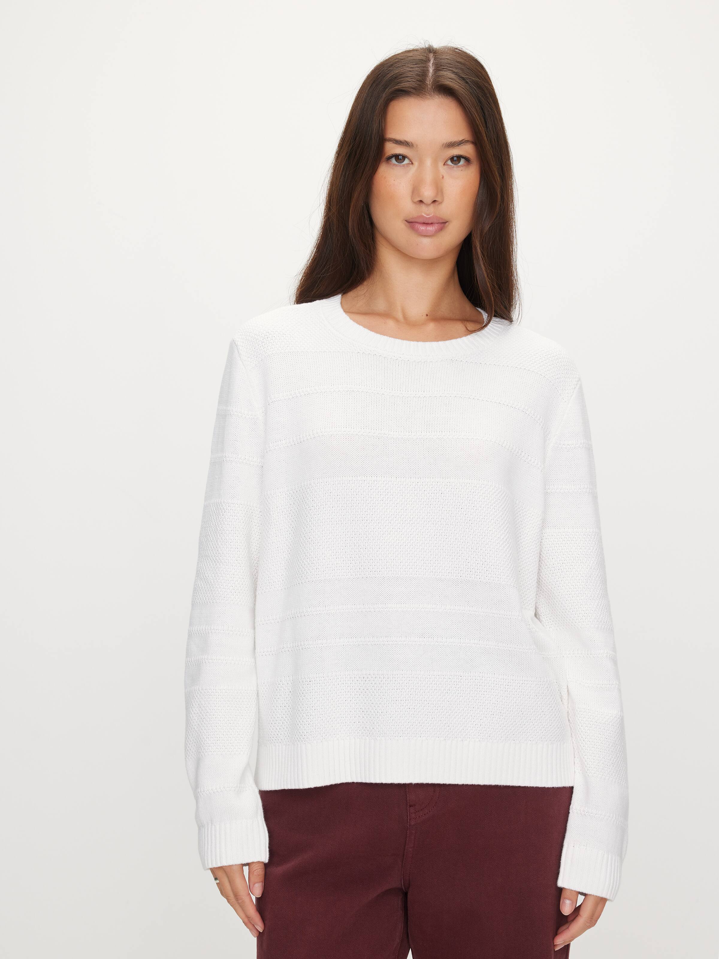 Estella Textured Crew Knit