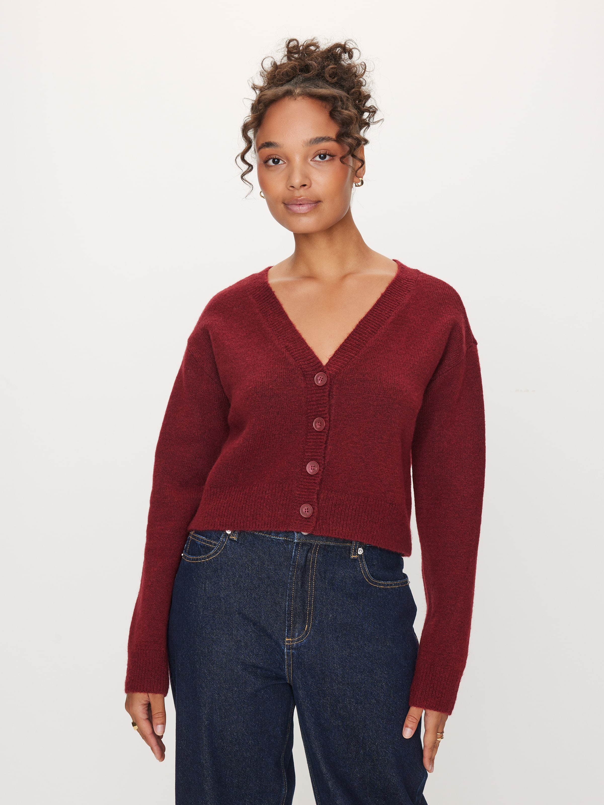 Isabella Crop Long Sleeve Cardi