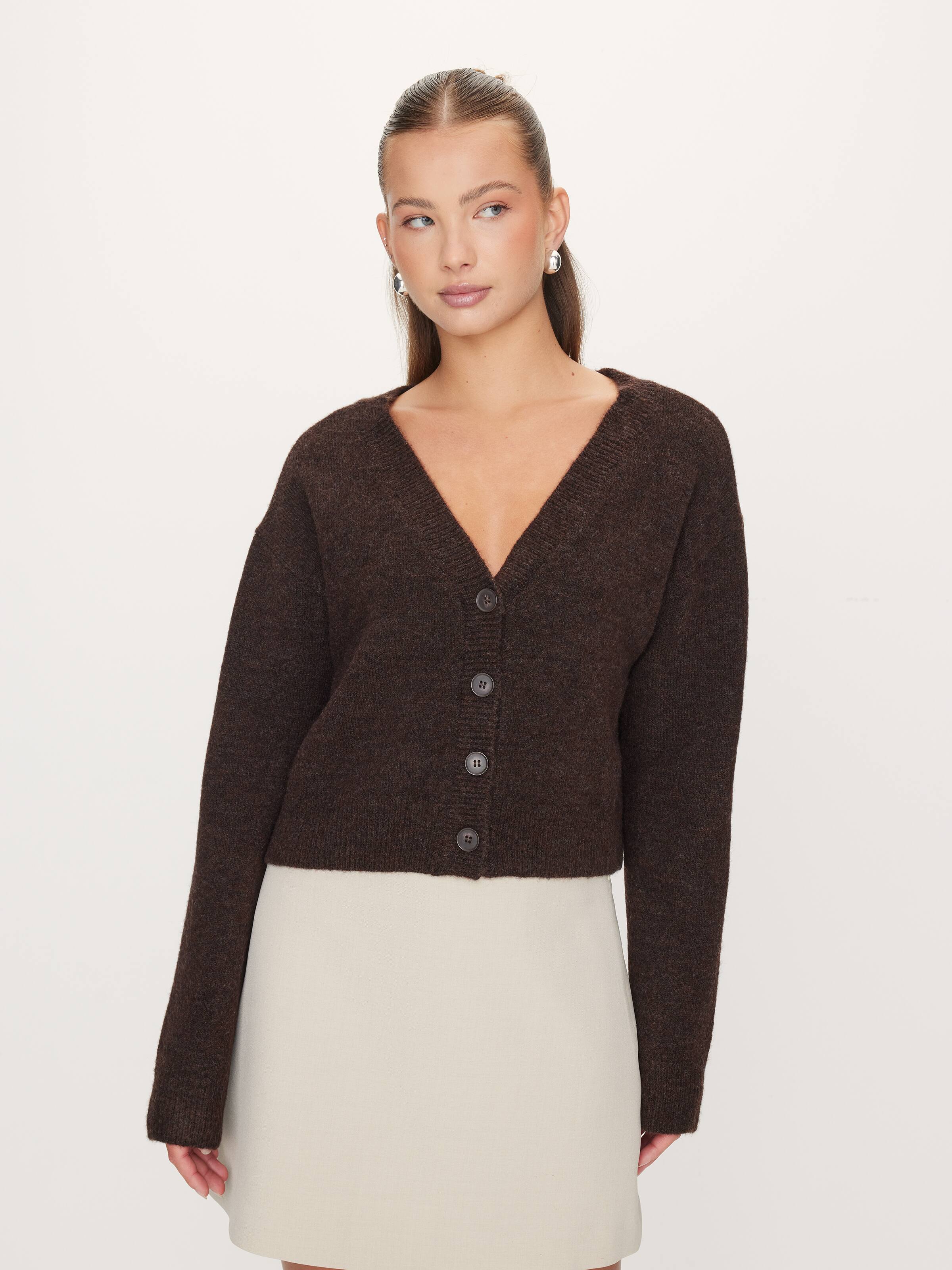 Isabella Crop Long Sleeve Cardi