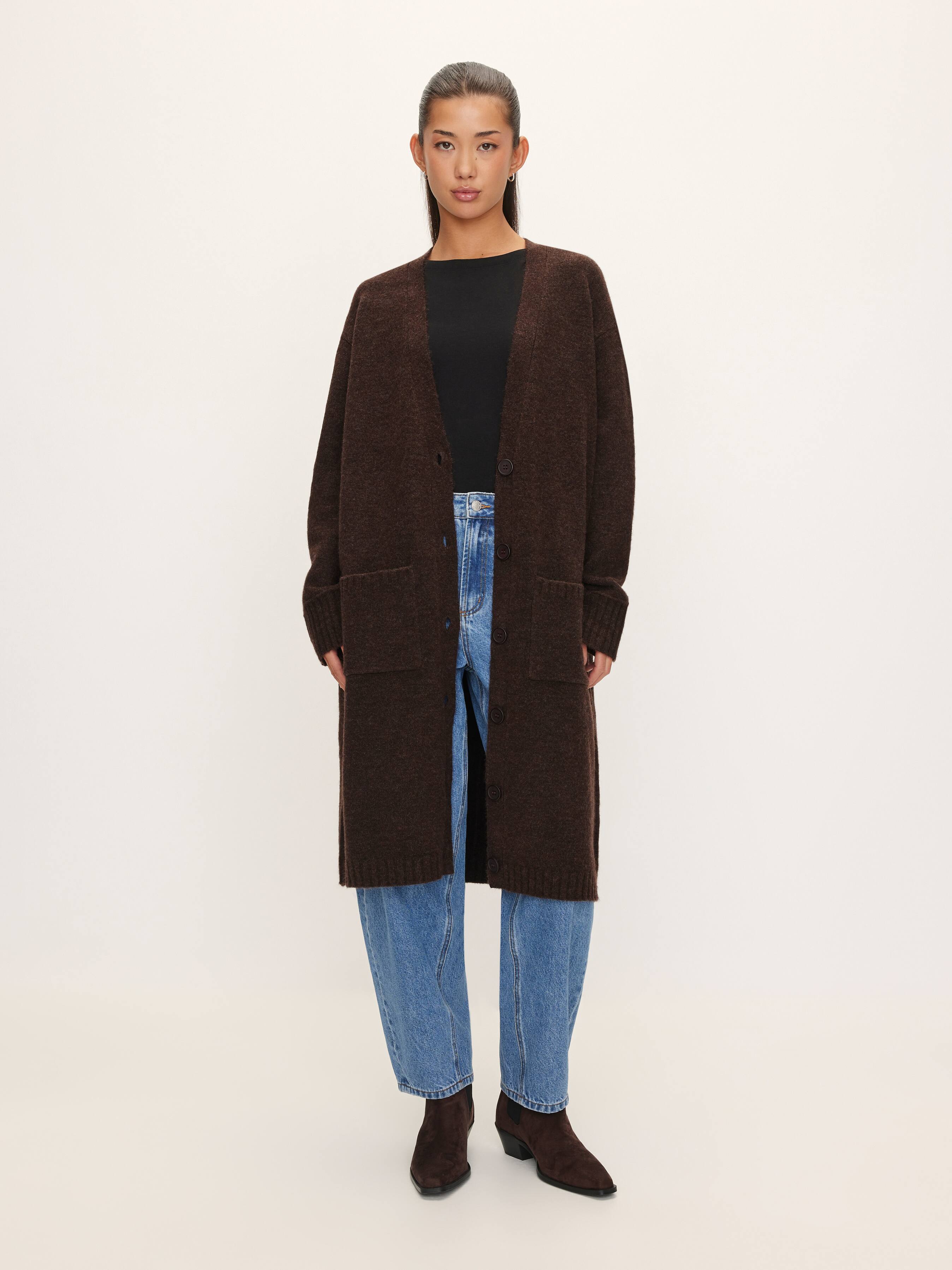 Jade Longline Long Sleeve Cardi