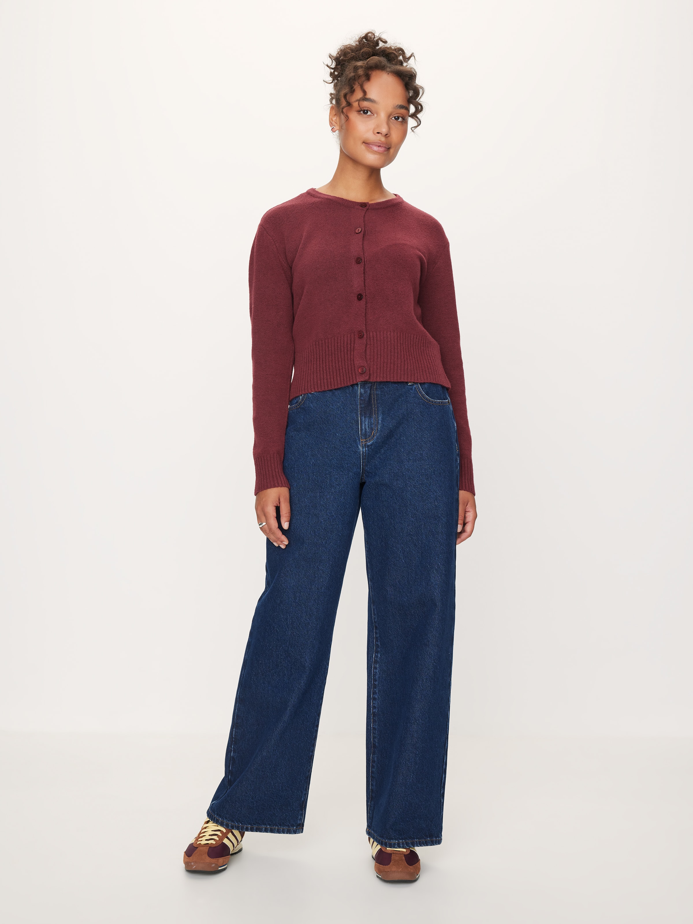 Cleo Deep Hem Long Sleeve Cardi