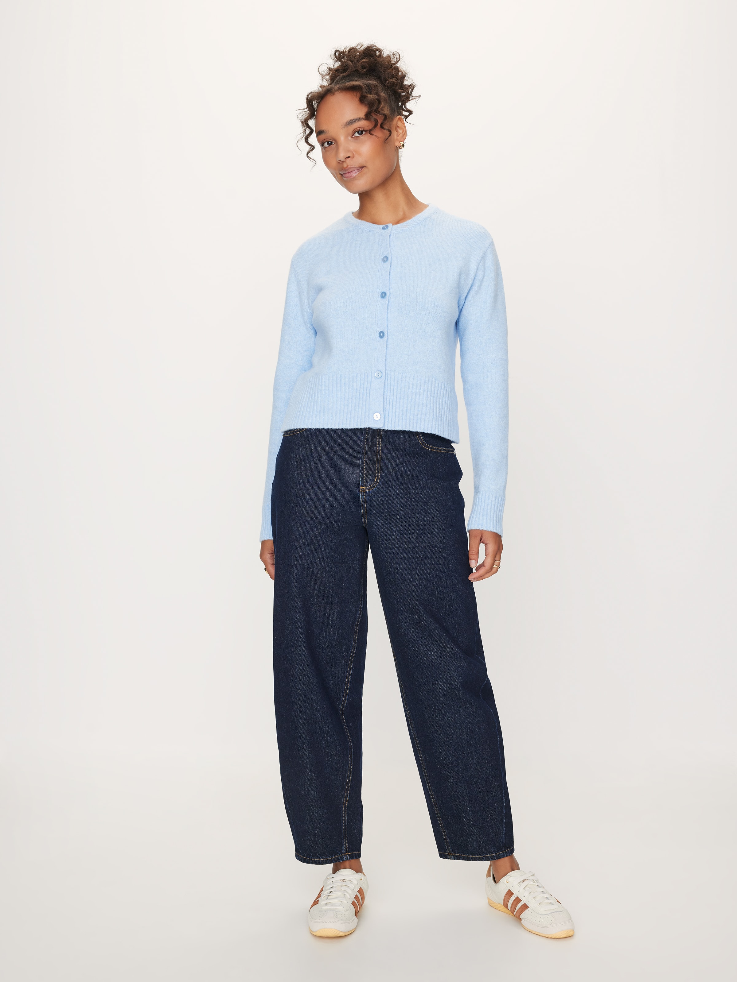 Cleo Deep Hem Long Sleeve Cardi