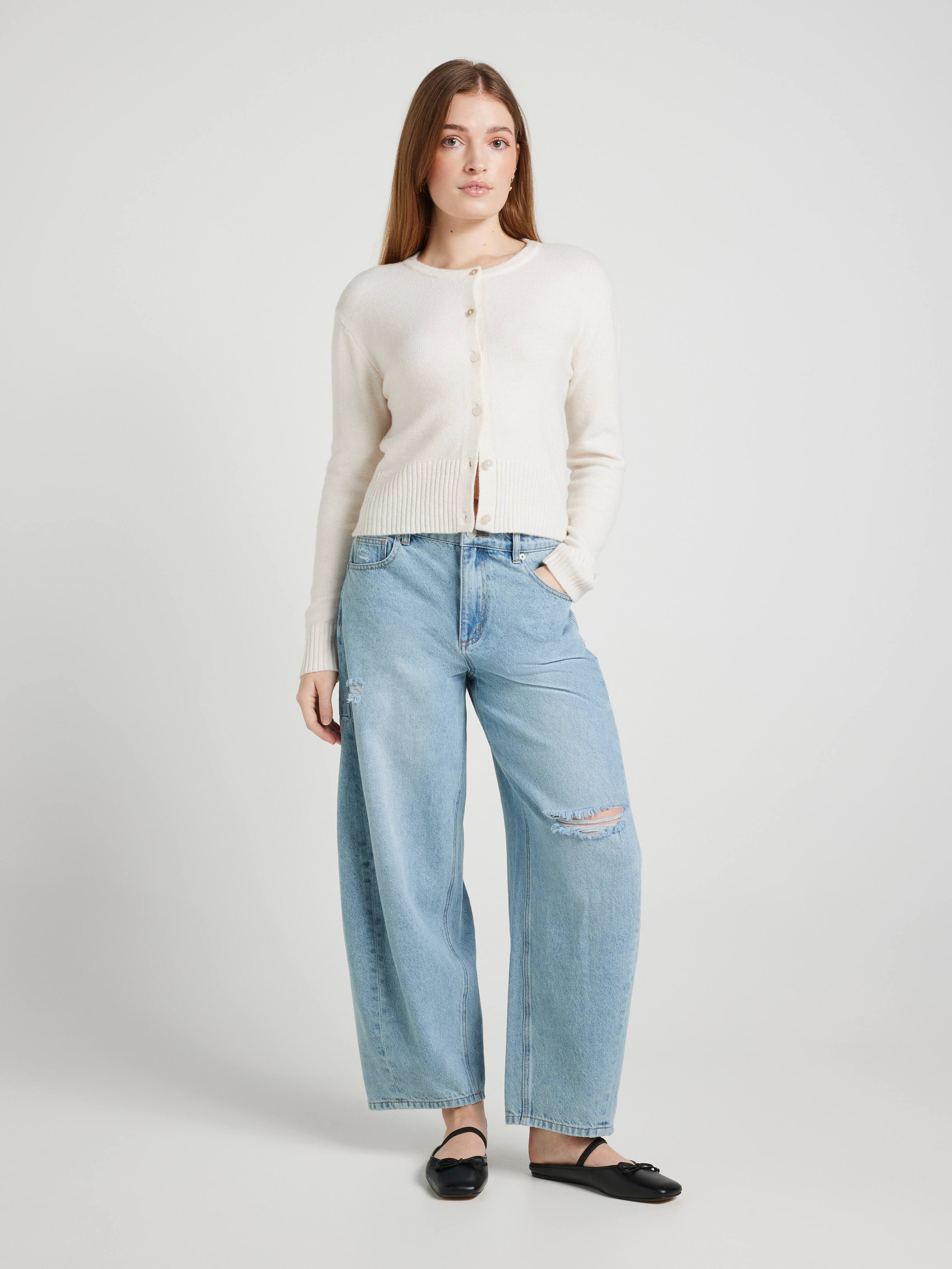 Cleo Deep Hem Long Sleeve Cardi