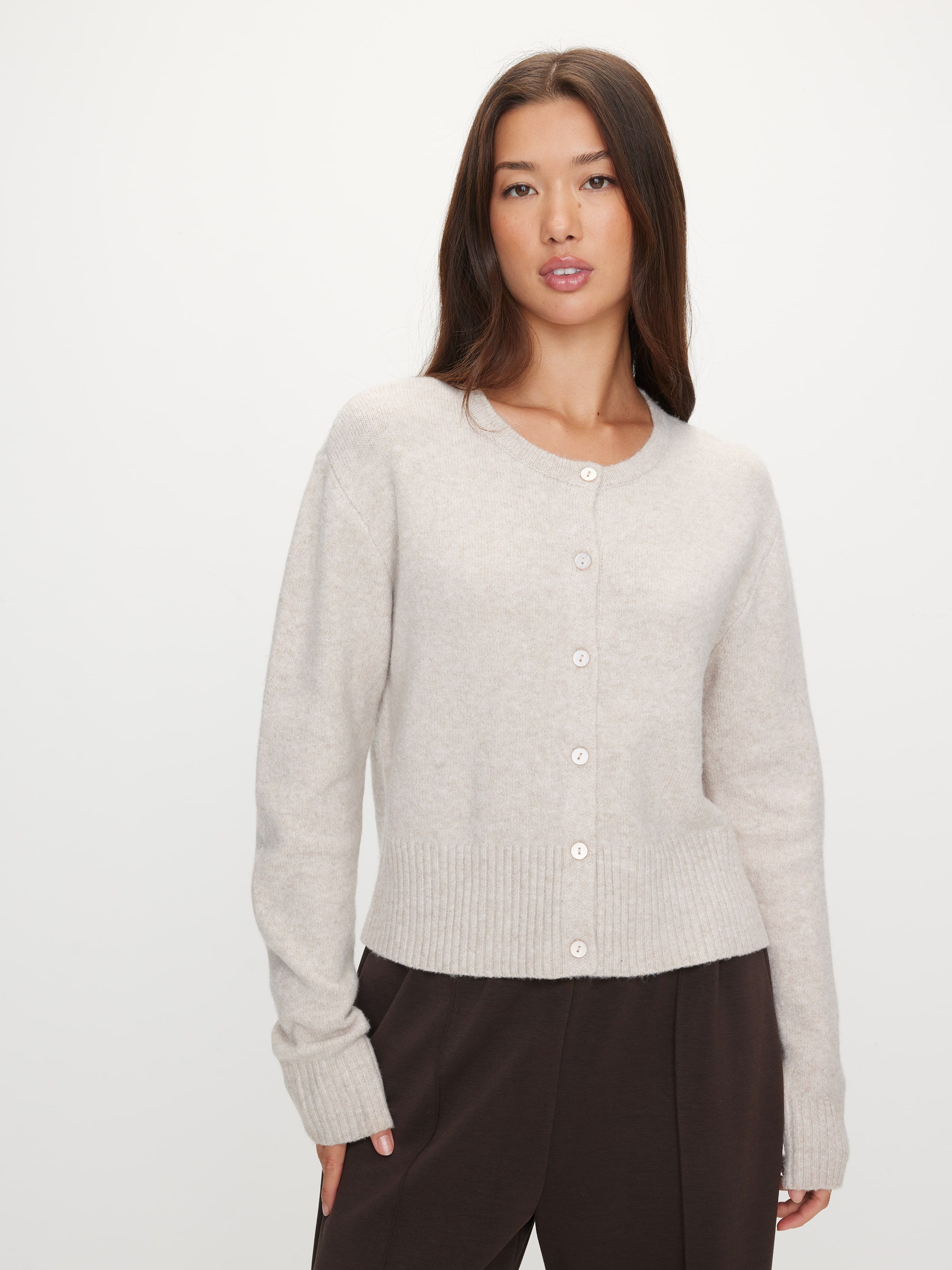 Cleo Deep Hem Long Sleeve Cardi