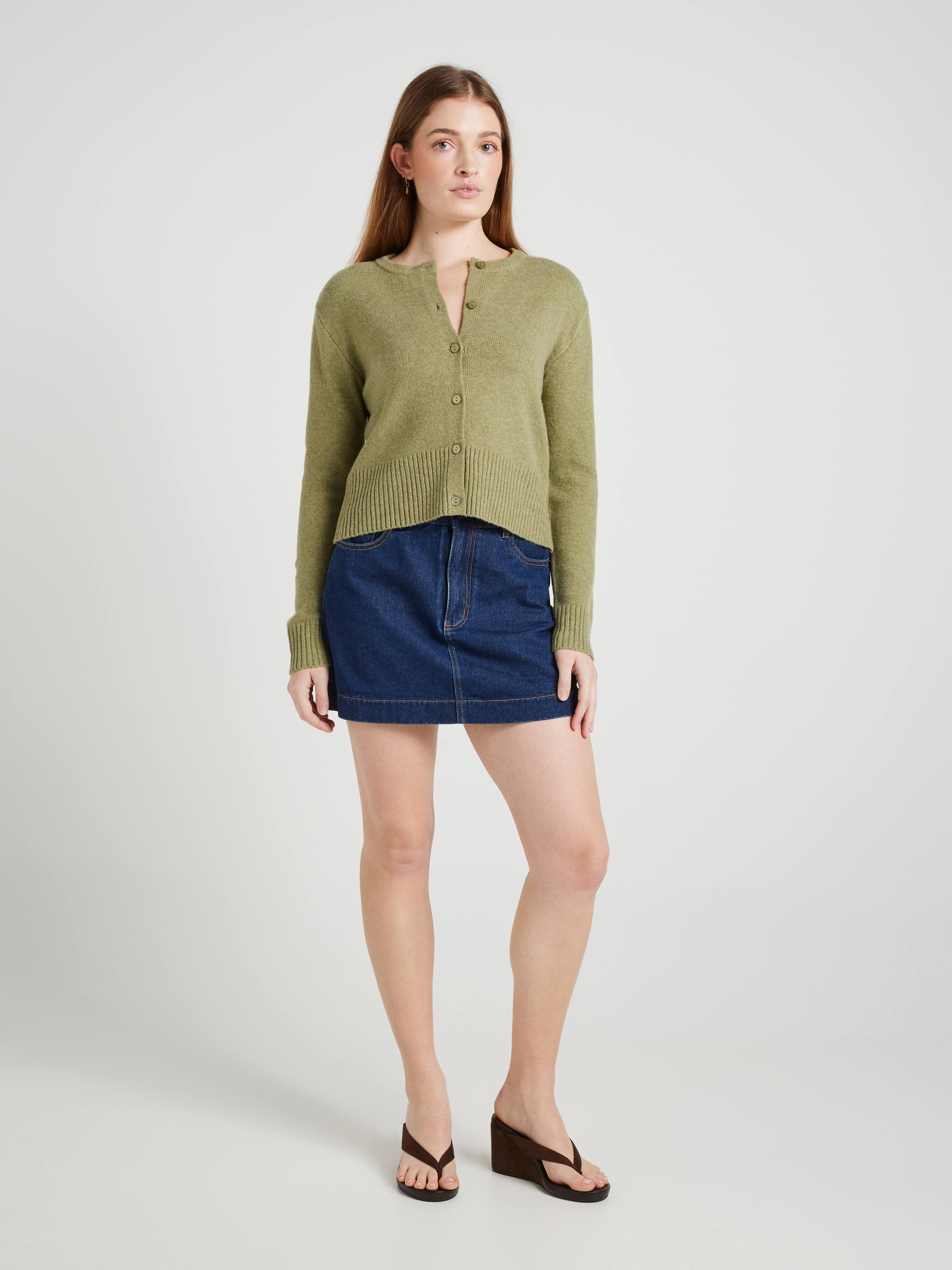 Cleo Deep Hem Long Sleeve Cardi