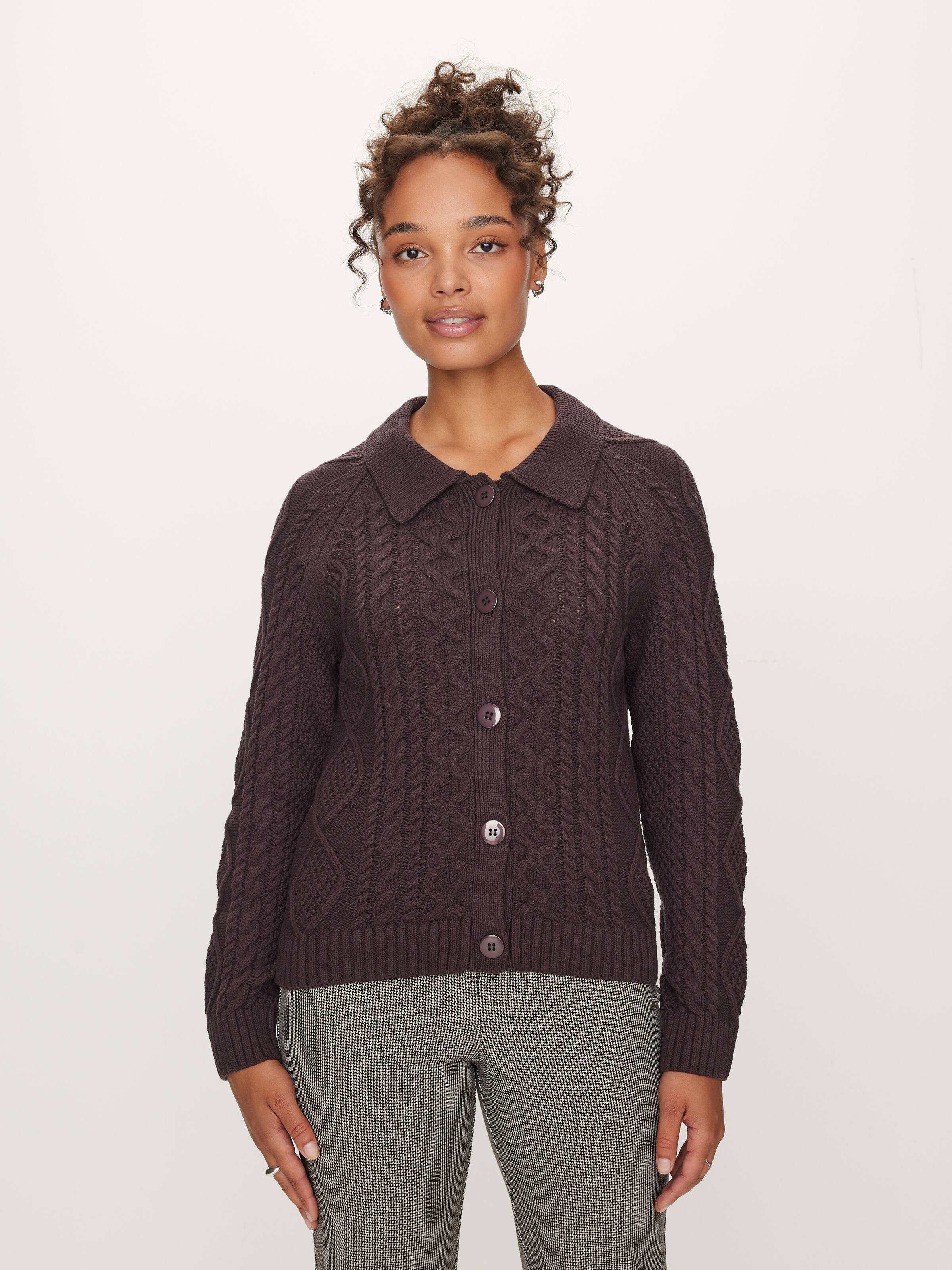 Imogen Long Sleeve Cable Cardi