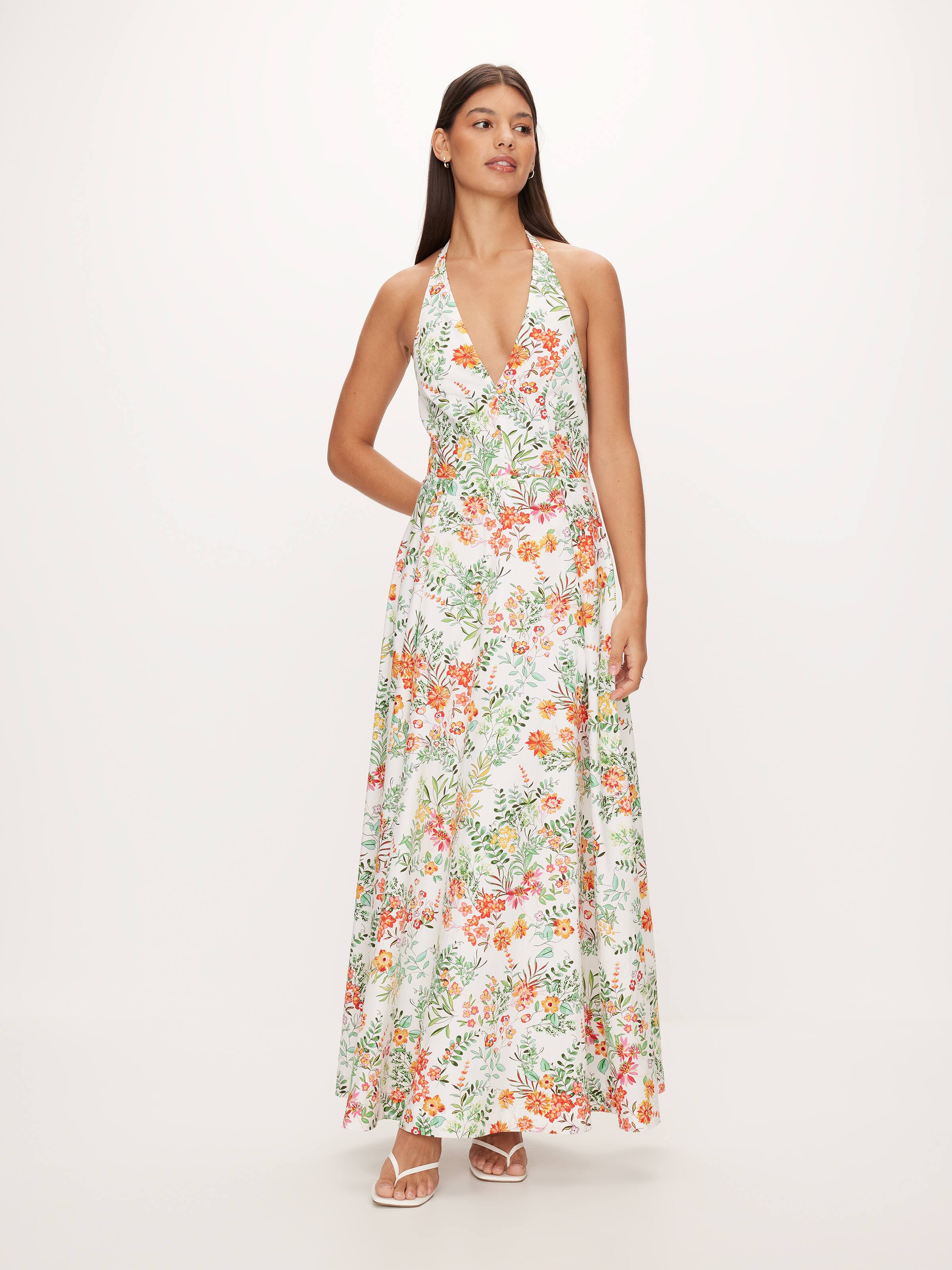 Cotton Halter Maxi