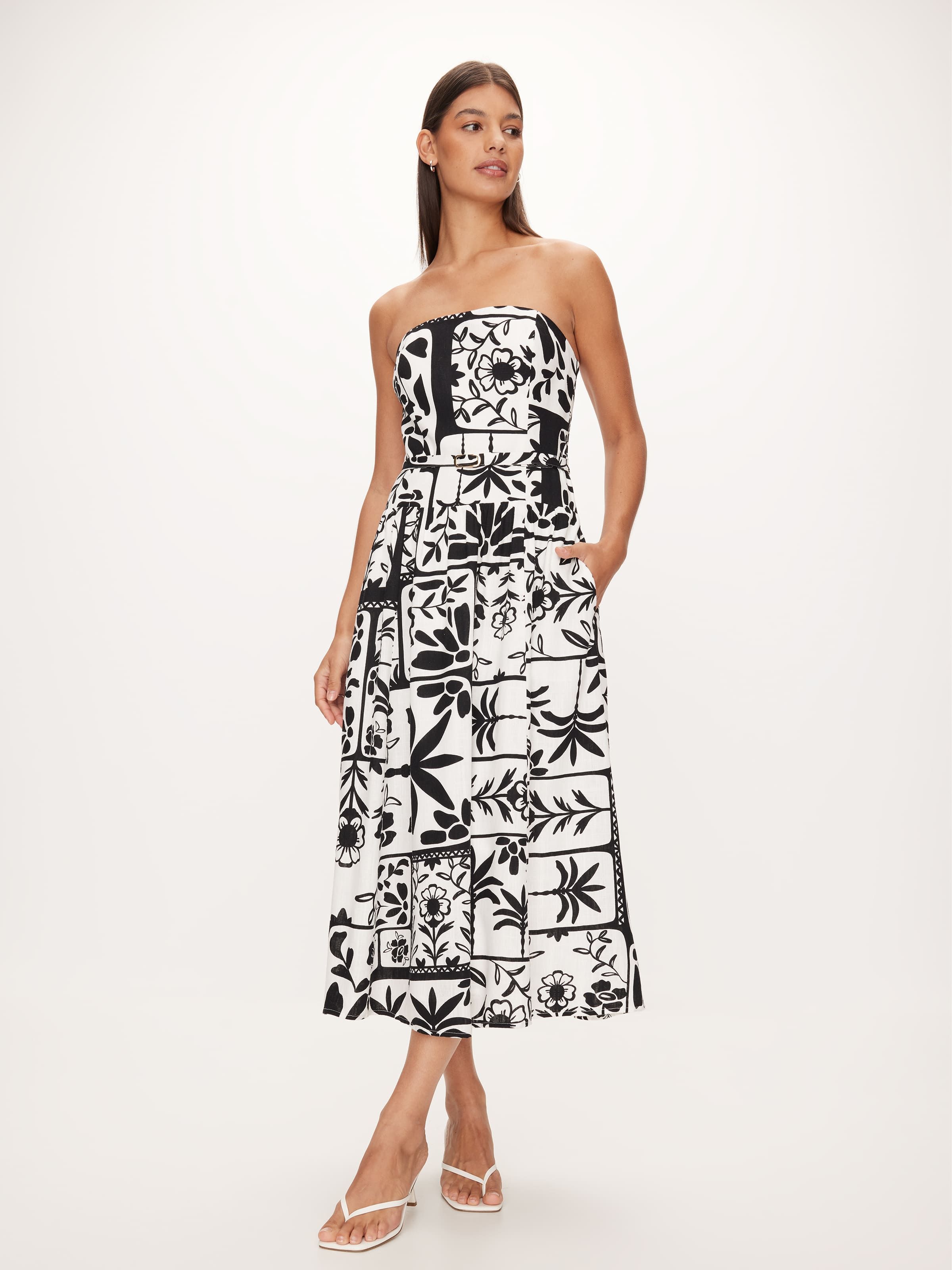 Jennie Strapless Midi