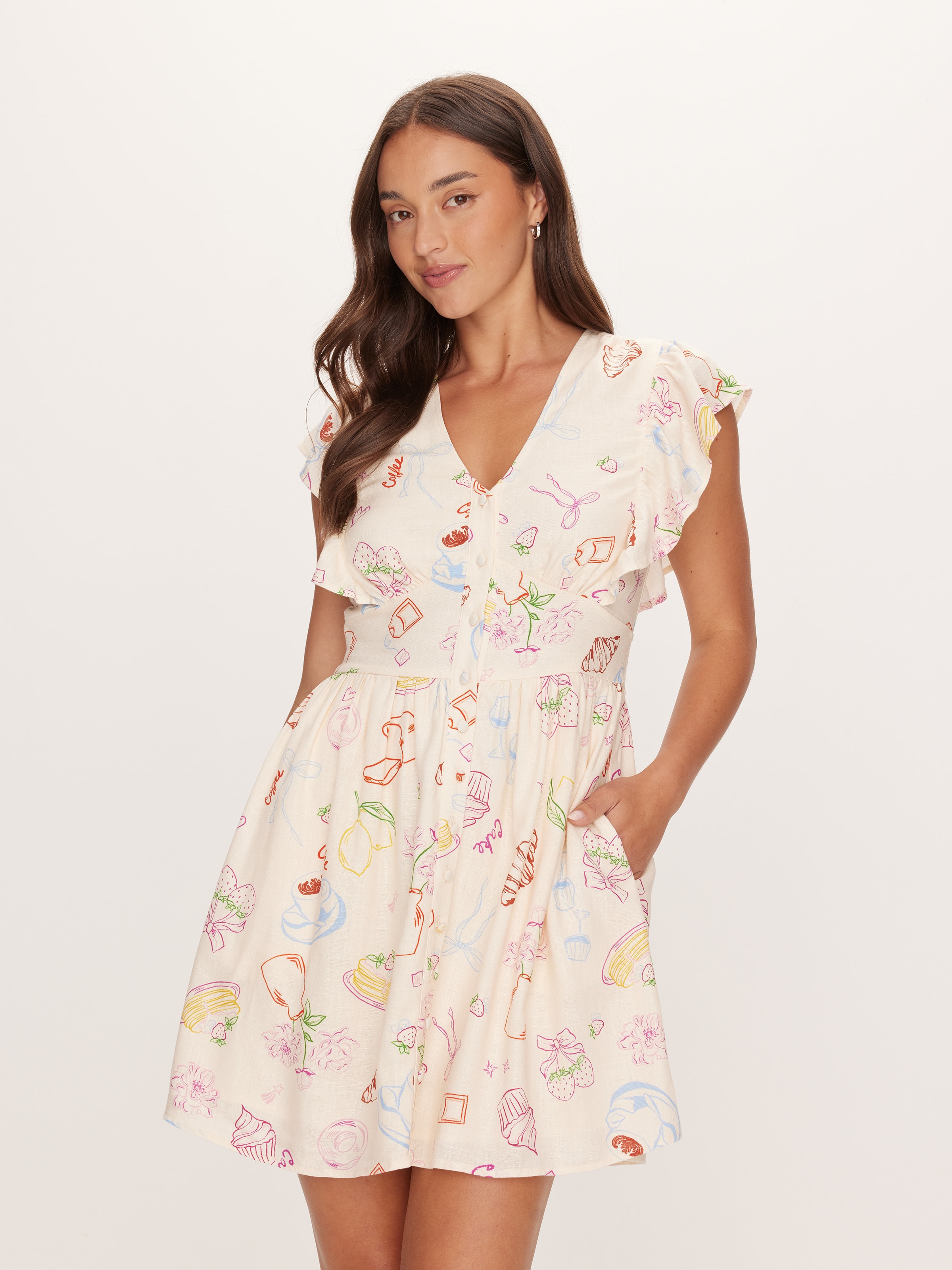 Mia Short Sleeve Mini Dress