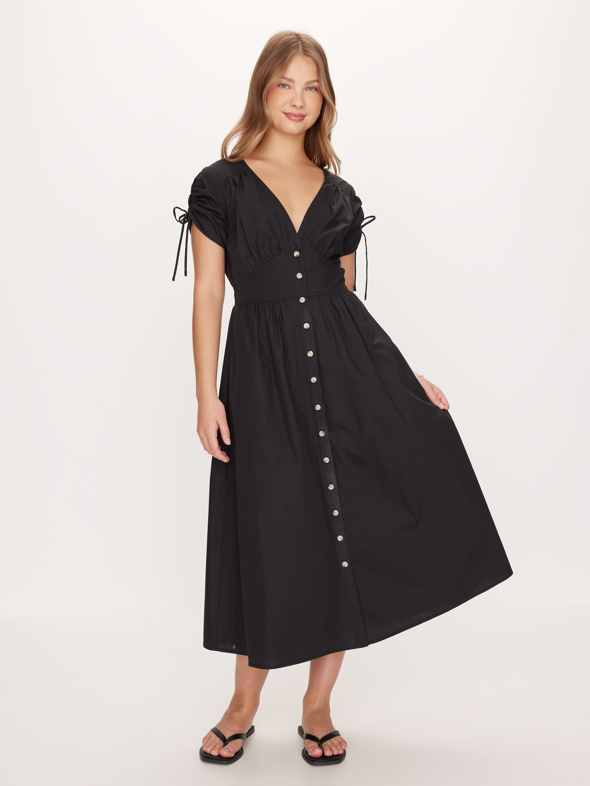 Milly Short Sleeve Midi Dress