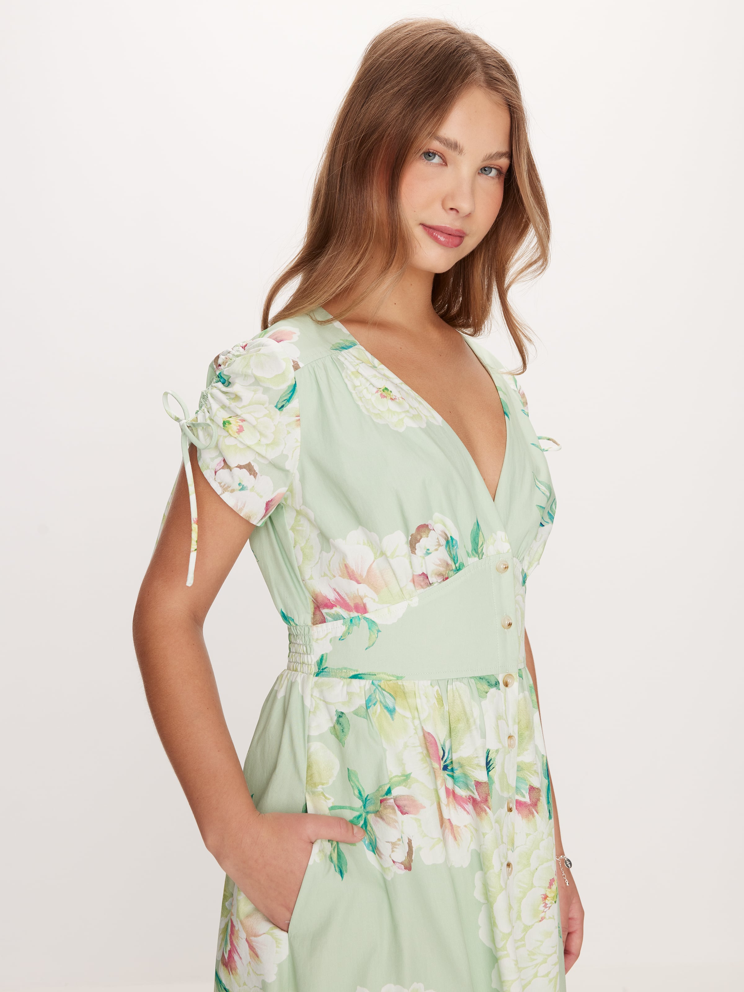 Milly Short Sleeve Midi Dress