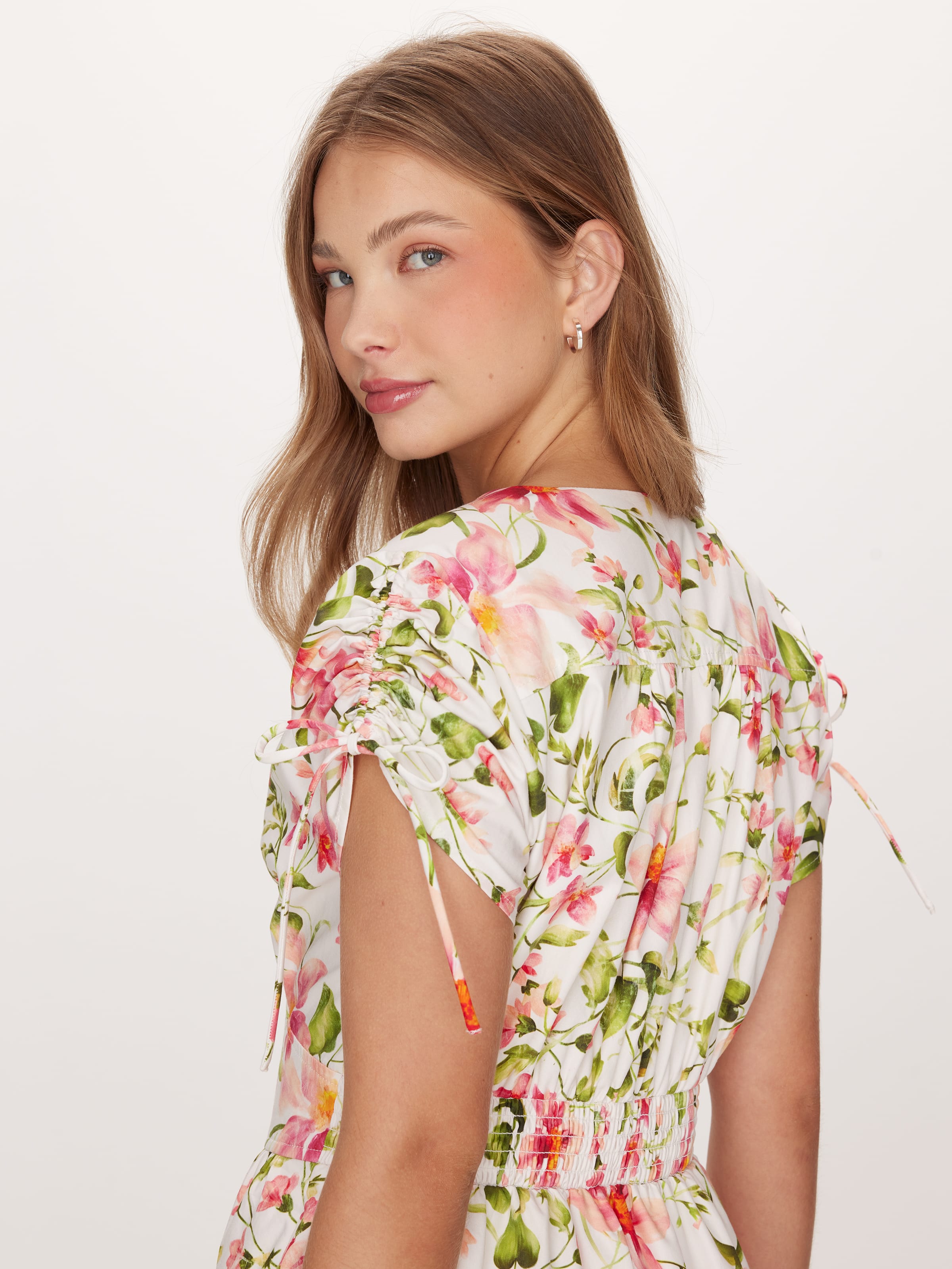 Milly Short Sleeve Midi Dress