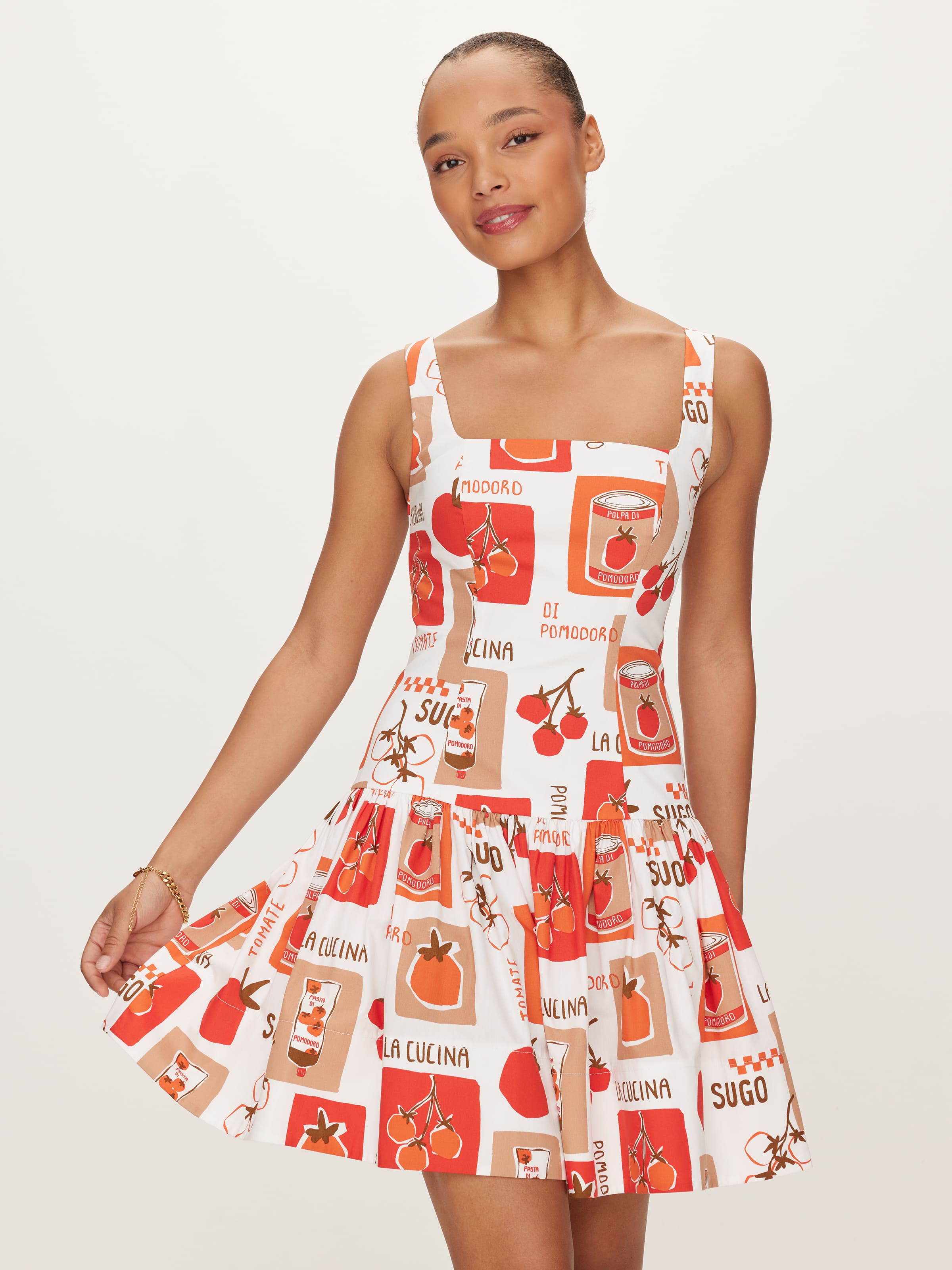 Ariel Drop Waist Mini Dress