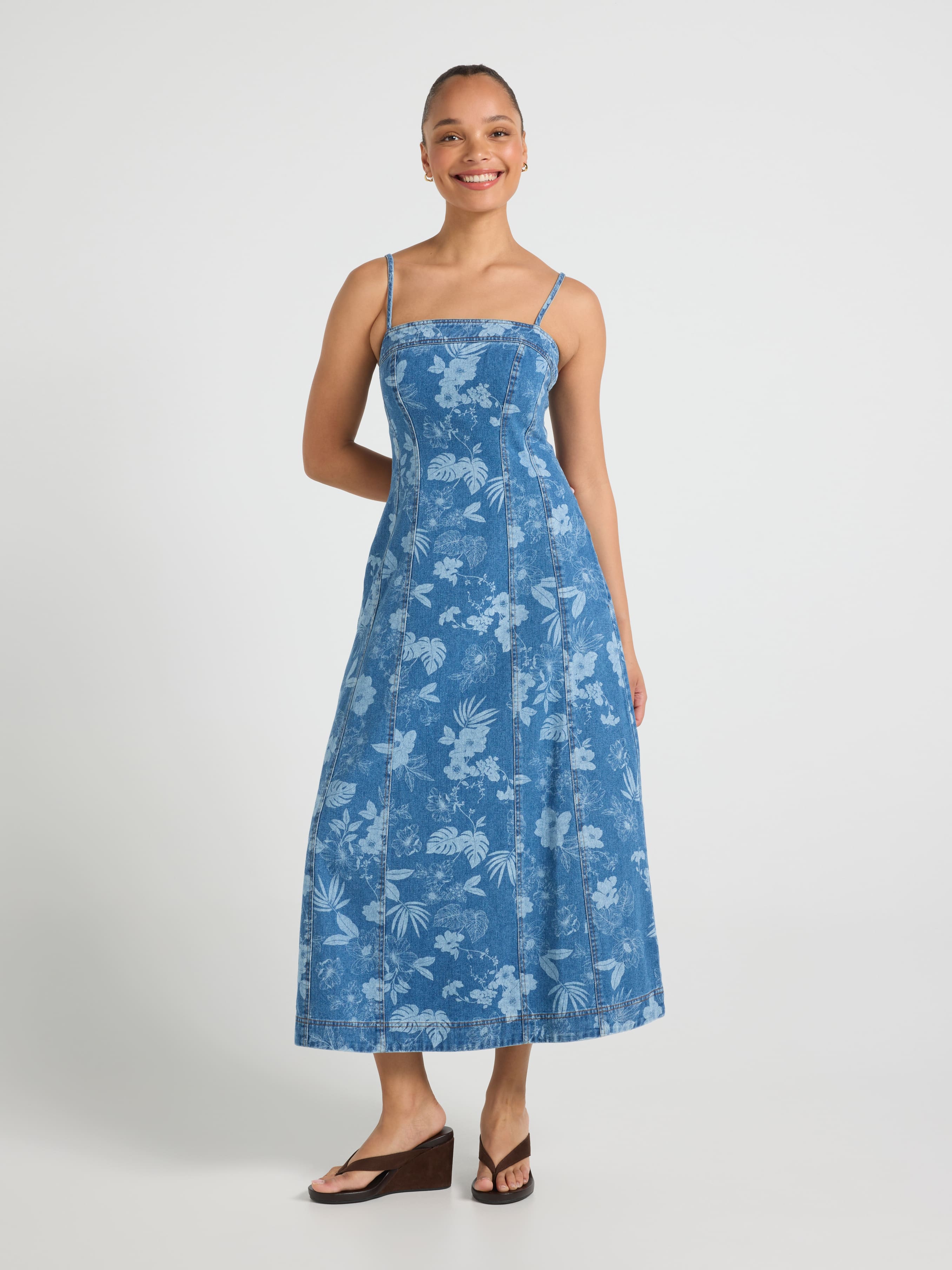 Soraya Denim Midi Dress
