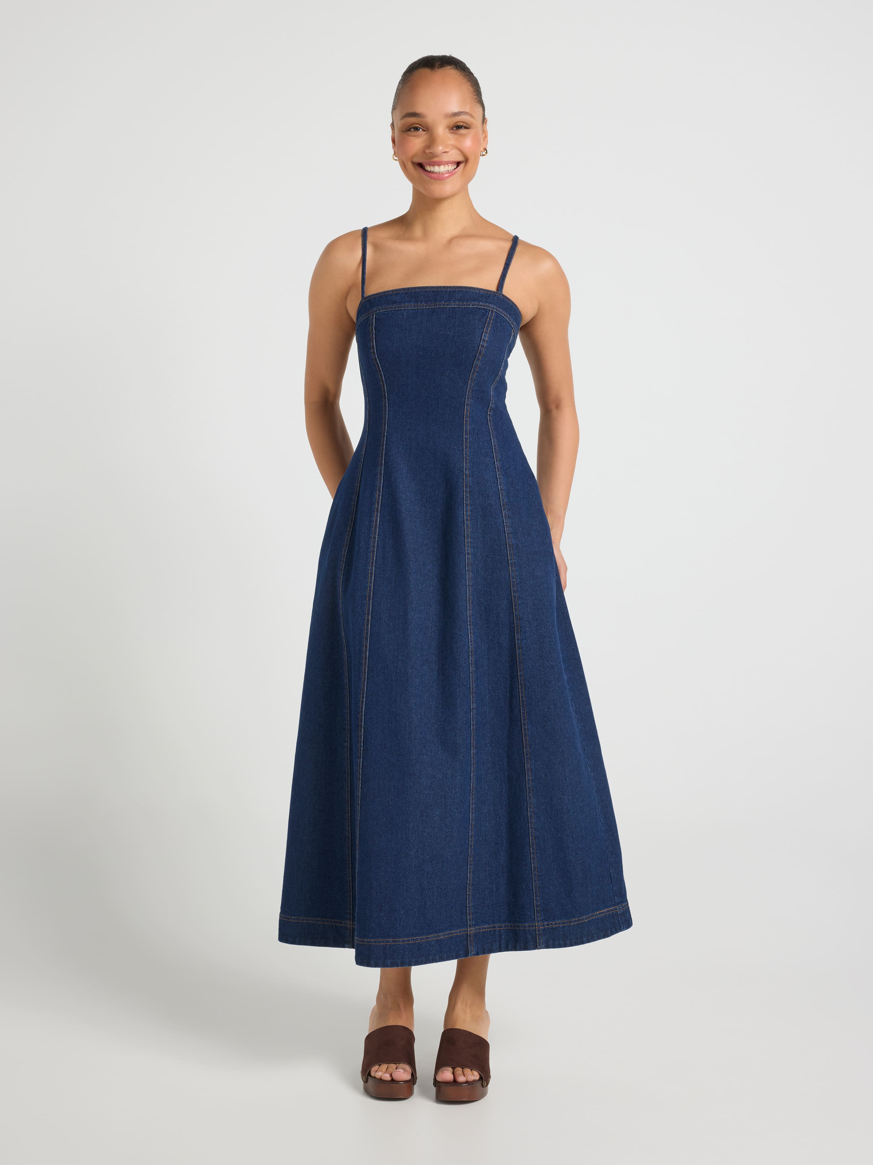 Soraya Denim Midi Dress